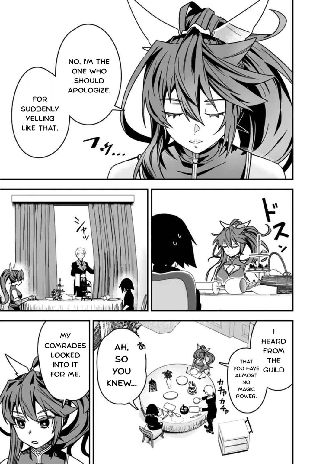 Page 16 Chapter 4 Kuroneko no Kenshi ~Black na Party wo Yametara S-kyuu Boukensha ni Scout Saremashita. Imasara Modotte kite to Iwaretemo Mousoi desu~