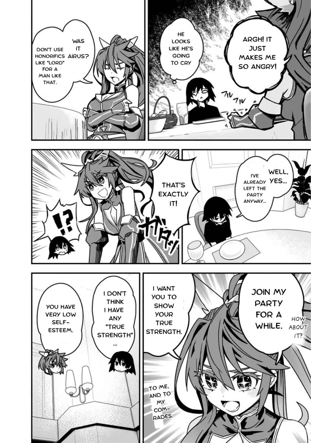 Page 19 Chapter 4 Kuroneko no Kenshi ~Black na Party wo Yametara S-kyuu Boukensha ni Scout Saremashita. Imasara Modotte kite to Iwaretemo Mousoi desu~