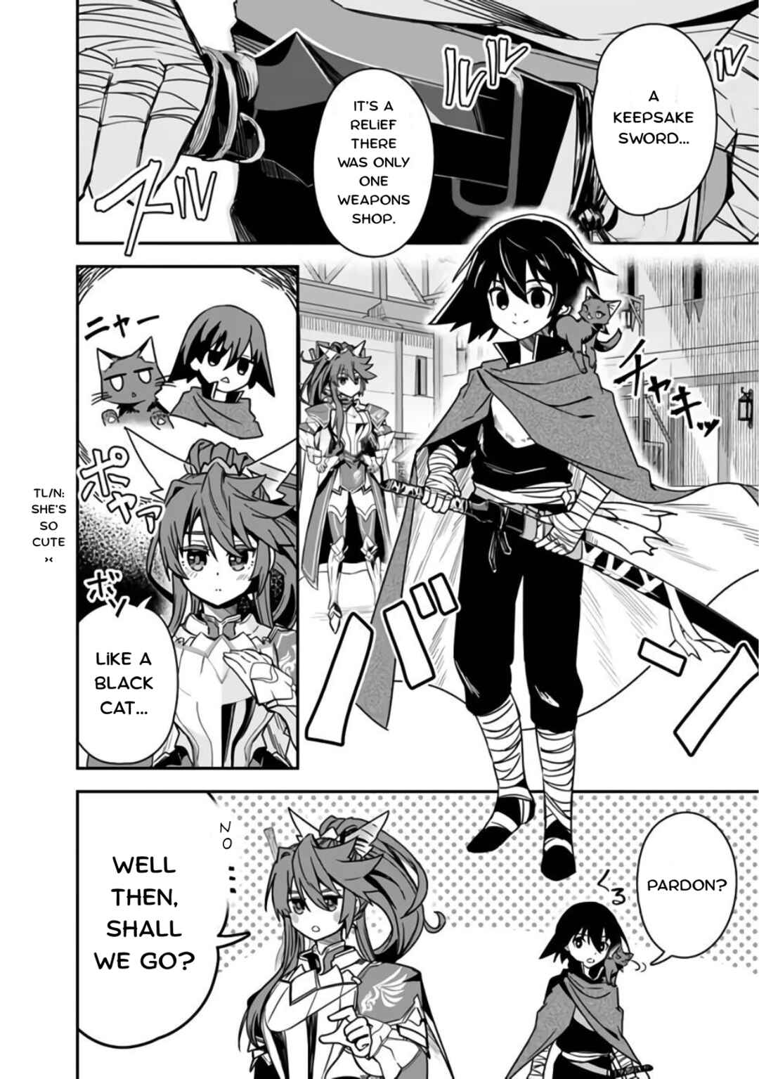 Page 2 Chapter 4 Kuroneko no Kenshi ~Black na Party wo Yametara S-kyuu Boukensha ni Scout Saremashita. Imasara Modotte kite to Iwaretemo Mousoi desu~