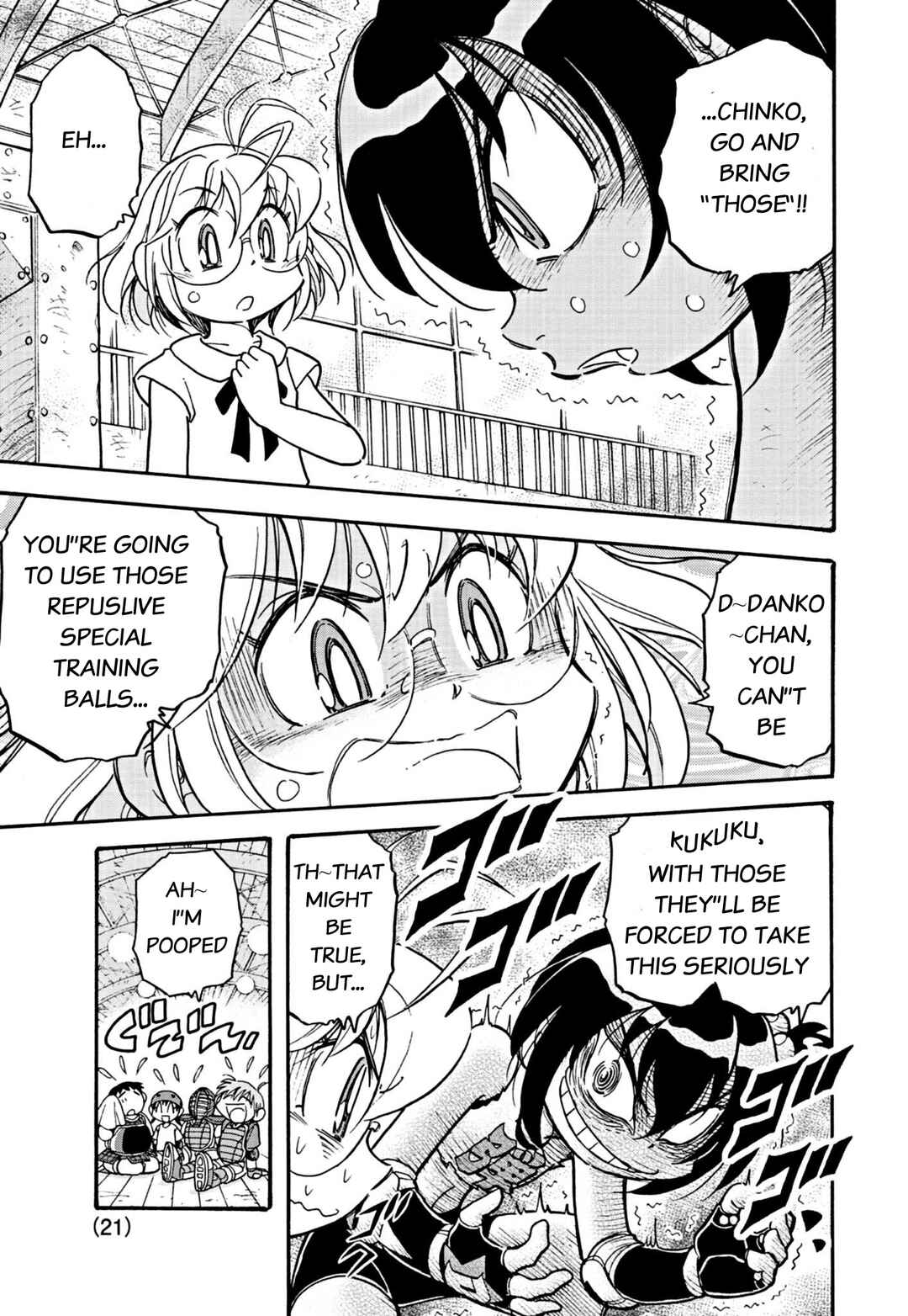 Page 21 Chapter 1 Flaming Fightball Girl Dodge Danko