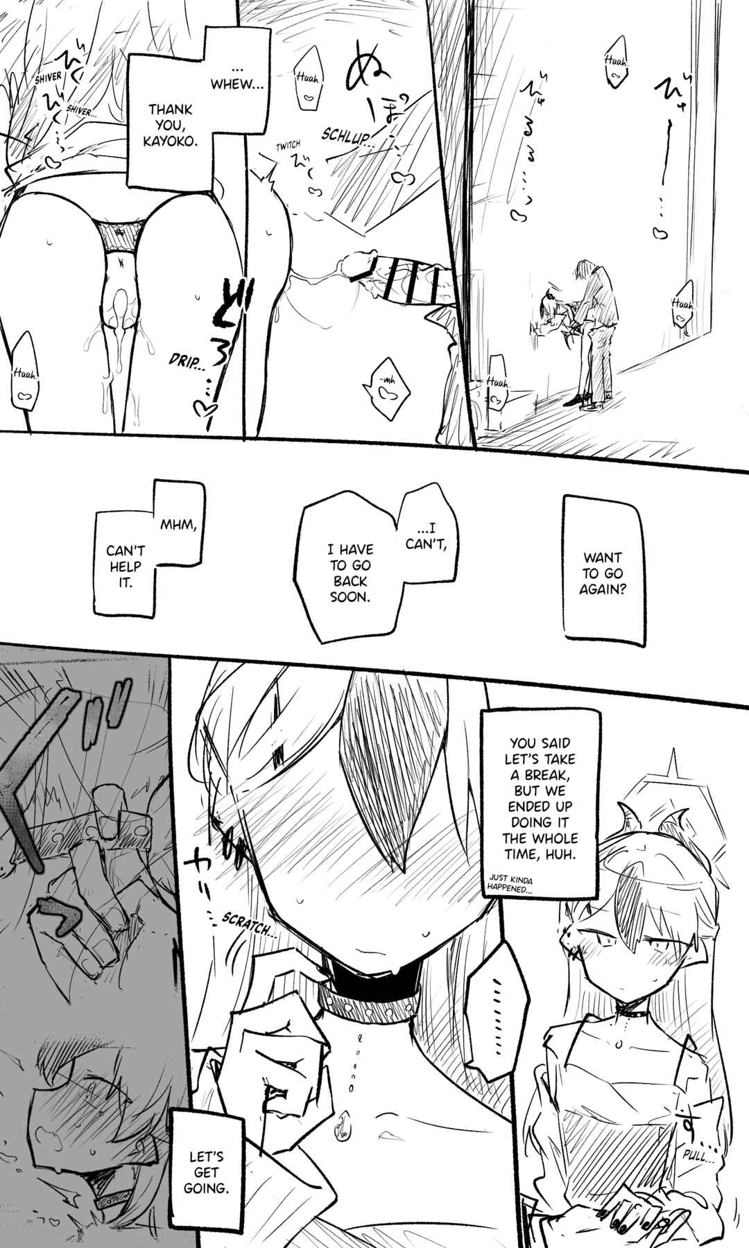 Page 8 Chapter 3 Blue Archive - nekkos Fanbox Content (Doujinshi)