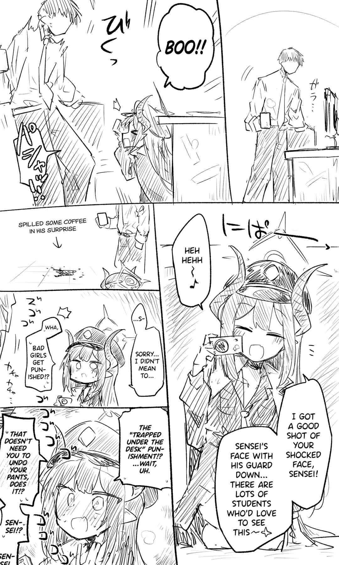 Page 1 Chapter 4 Blue Archive - nekkos Fanbox Content (Doujinshi)