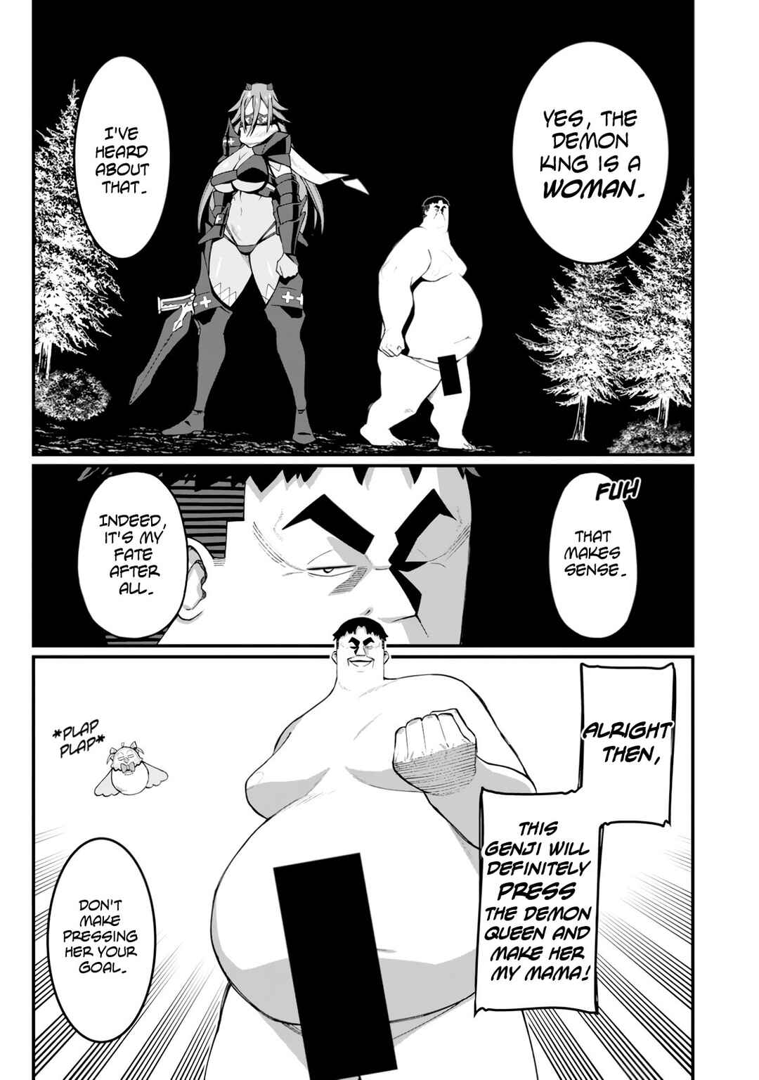 Page 8 Chapter 14 Harem Ou no Isekai Press Manyuuki ~Saikyou Musou no Ojisan wa Arayuru Shuzoku wo Yome ni suru~