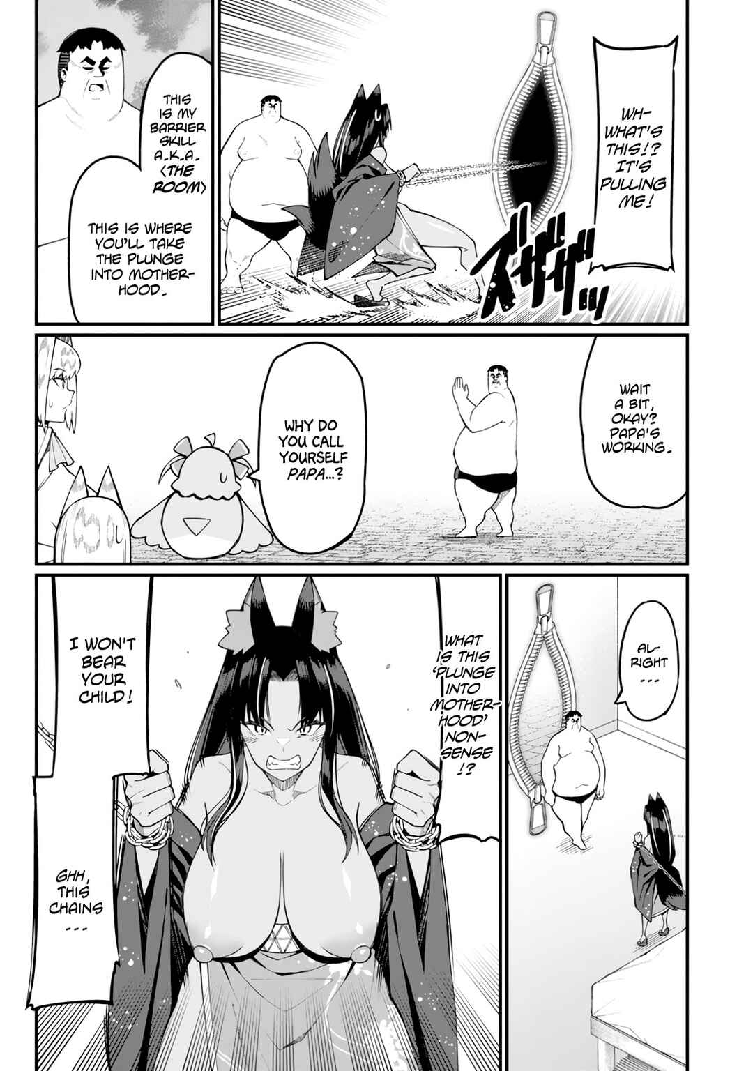 Page 8 Chapter 17 Harem Ou no Isekai Press Manyuuki ~Saikyou Musou no Ojisan wa Arayuru Shuzoku wo Yome ni suru~