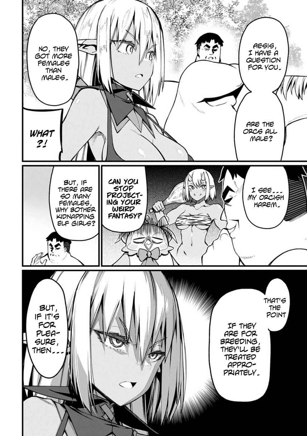 Page 14 Chapter 4 Harem Ou no Isekai Press Manyuuki ~Saikyou Musou no Ojisan wa Arayuru Shuzoku wo Yome ni suru~