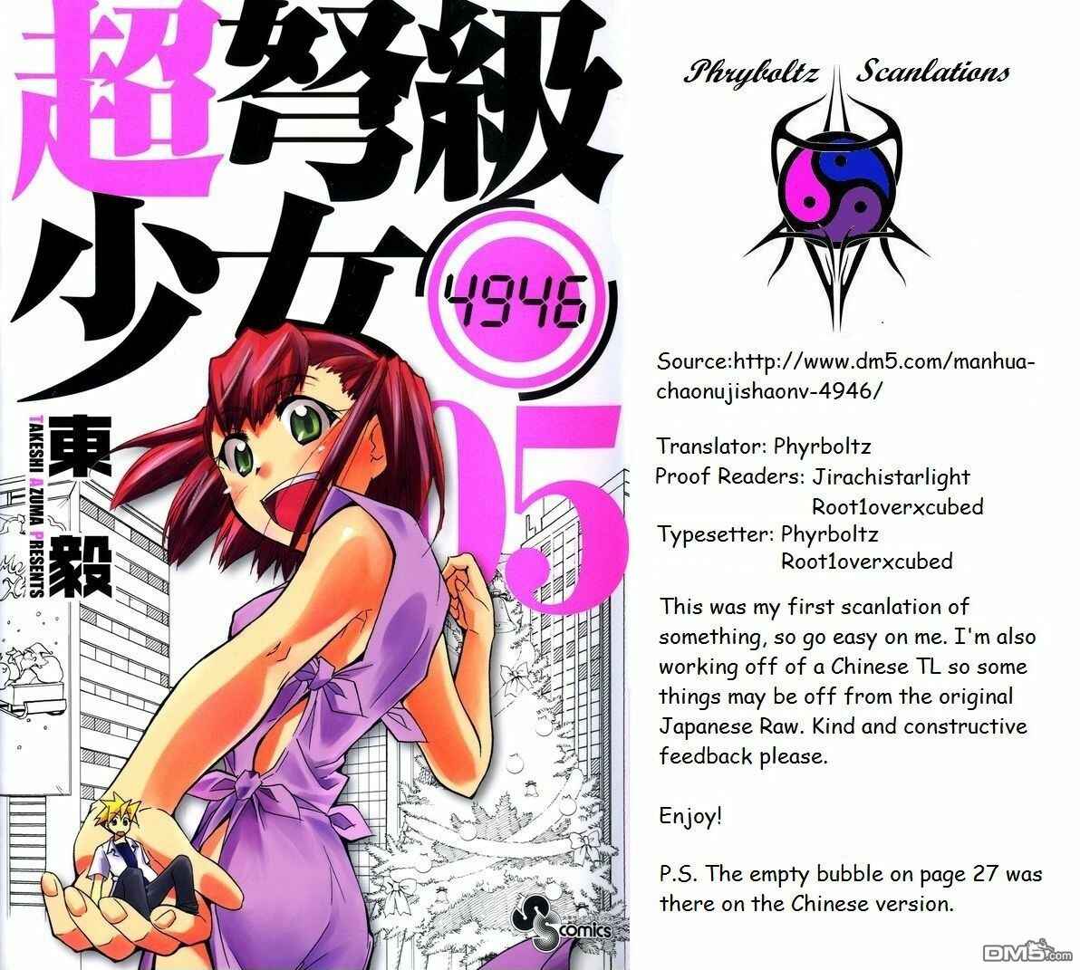 Page 32 Chapter 28 Chou Dokyuu Shoujo 4946