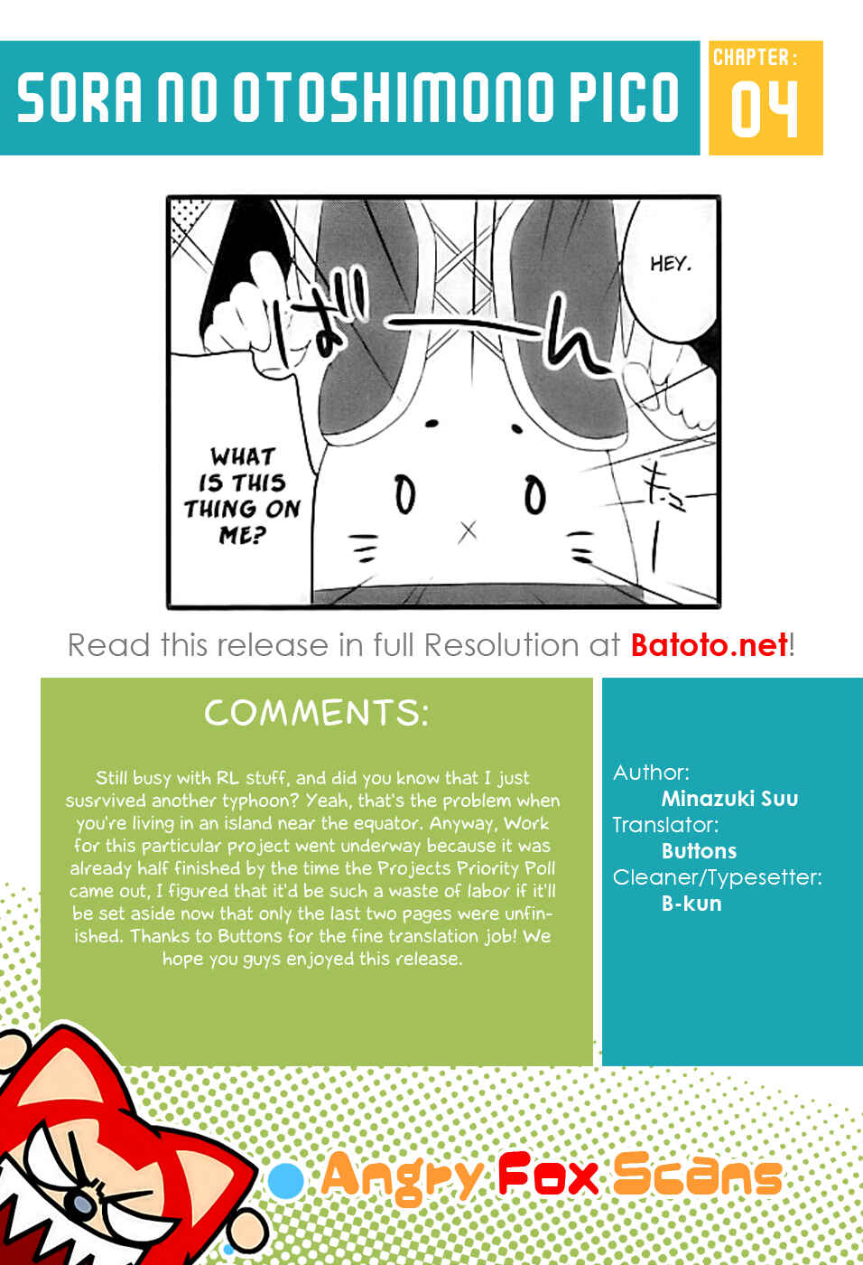 Page 12 Chapter 4 Sora no Otoshimono Pico