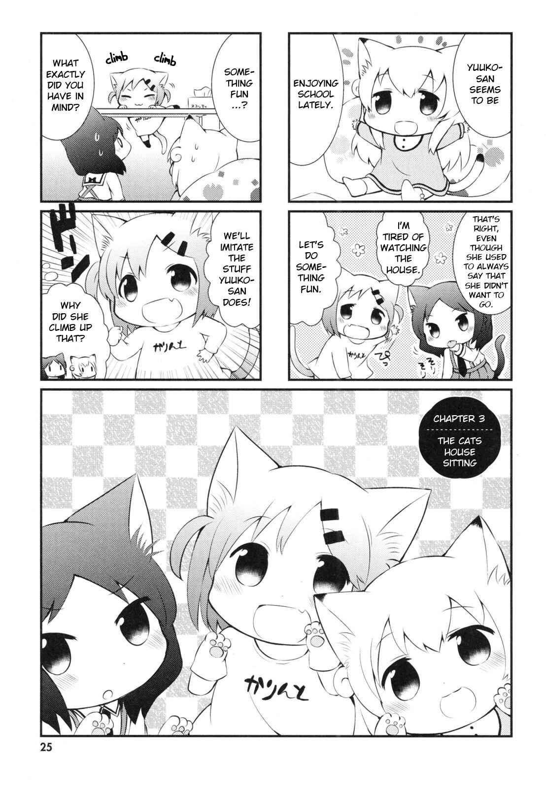 Page 1 Chapter 3 Nyanko Days