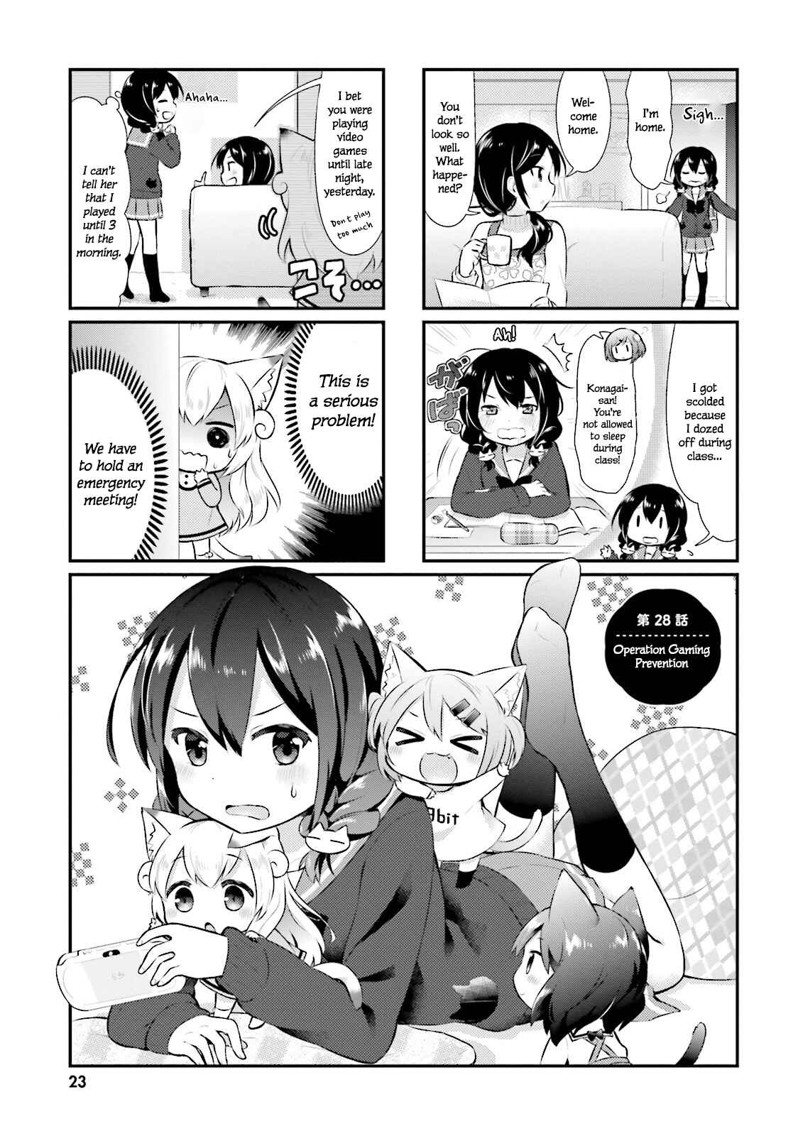 Page 1 Chapter 28 Nyanko Days