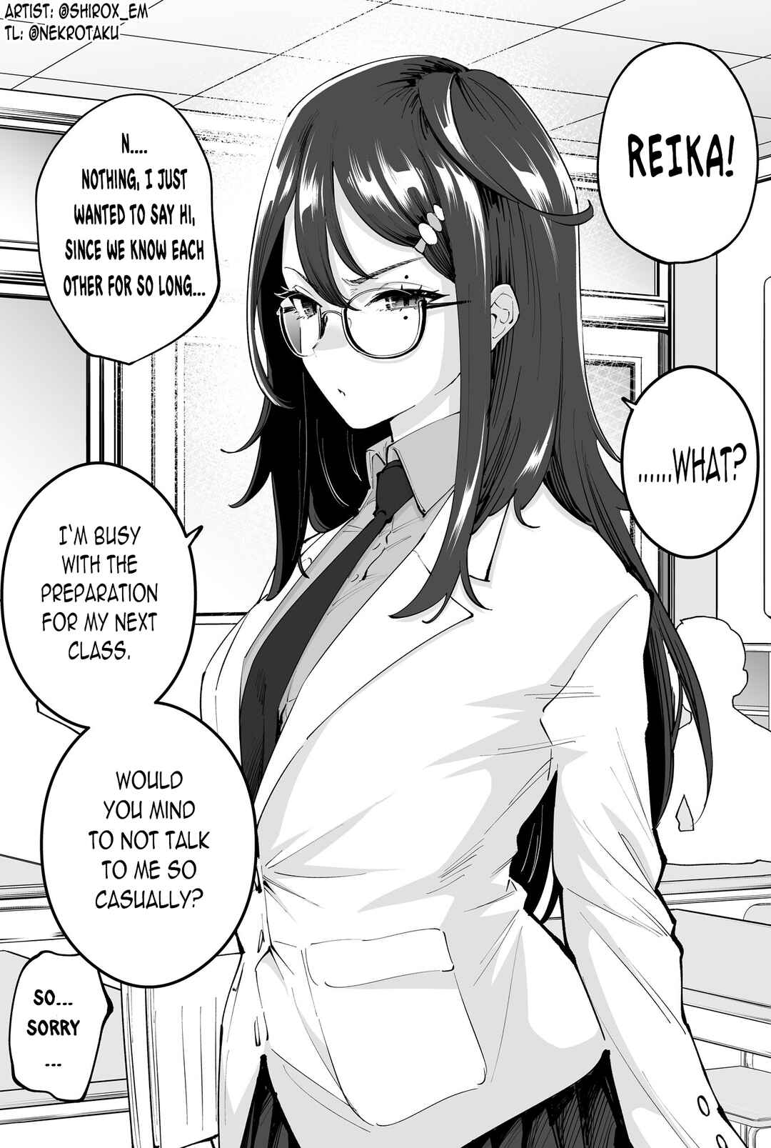 Page 1 Chapter Unknown_fd29 Tsumetai Osananajimi ga Betsu no Sekaisen Dewa...