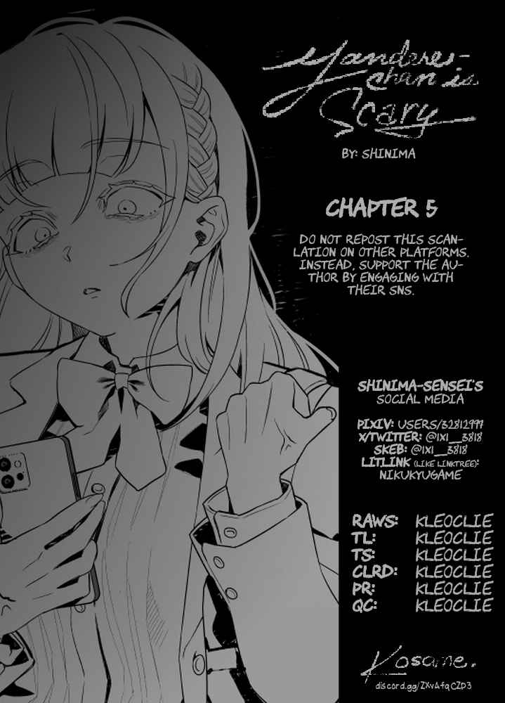 Page 5 Chapter 5 Yandere-chan Is Scary