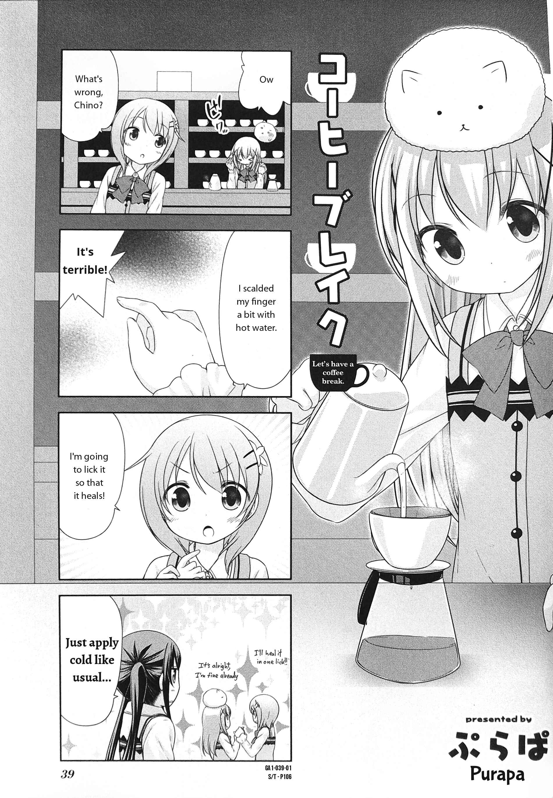 Page 1 Chapter 14 Gochuumon wa Usagi desu ka? Anthology Comic