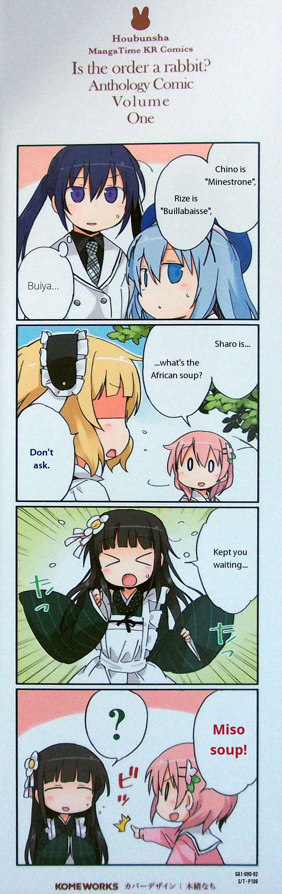 Page 3 Chapter 0 Gochuumon wa Usagi desu ka? Anthology Comic