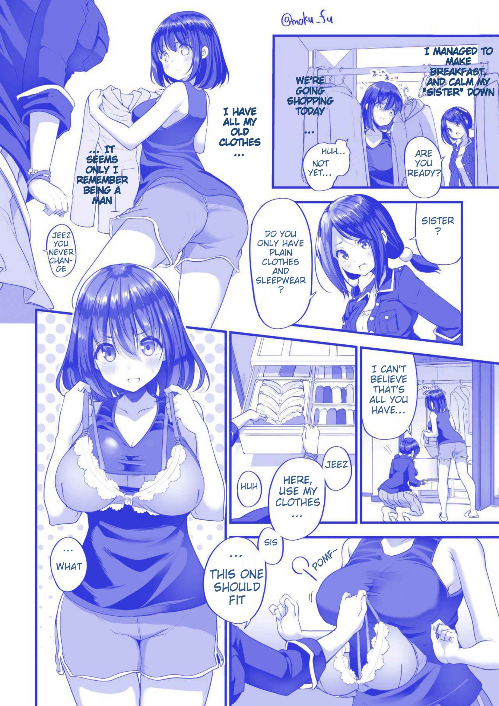 Page 3 Chapter 1 Asa Okitara Onnanoko ni Natteta Manga