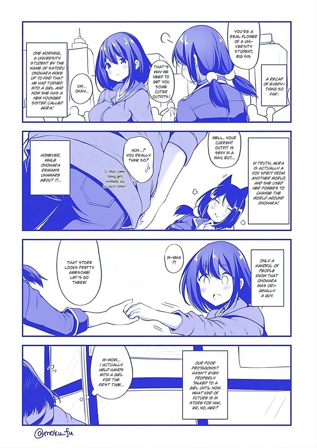 Page 2 Chapter 3 Asa Okitara Onnanoko ni Natteta Manga