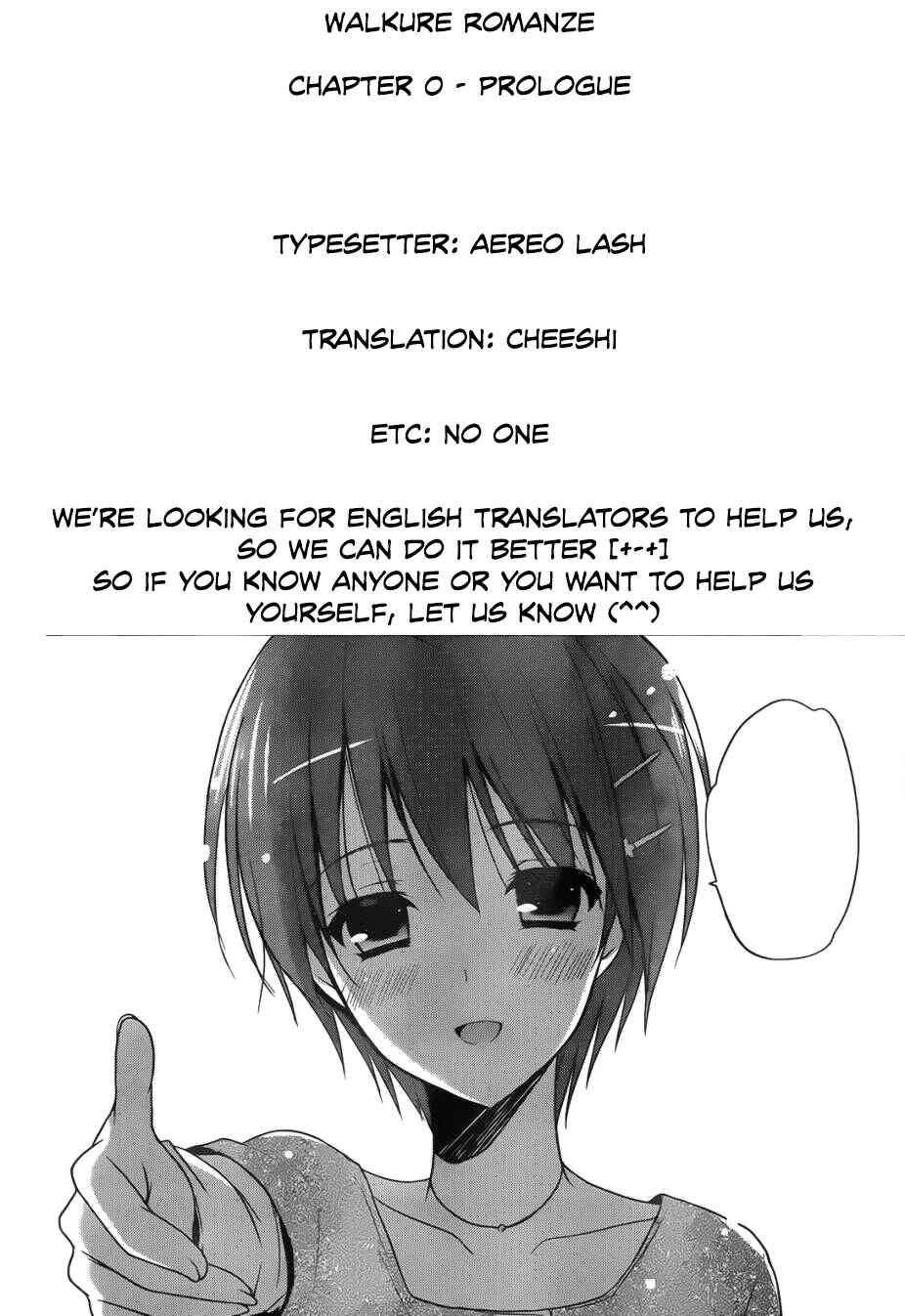 Page 1 Chapter 0 Walkure Romanze - Shoujo Kishi Monogatari