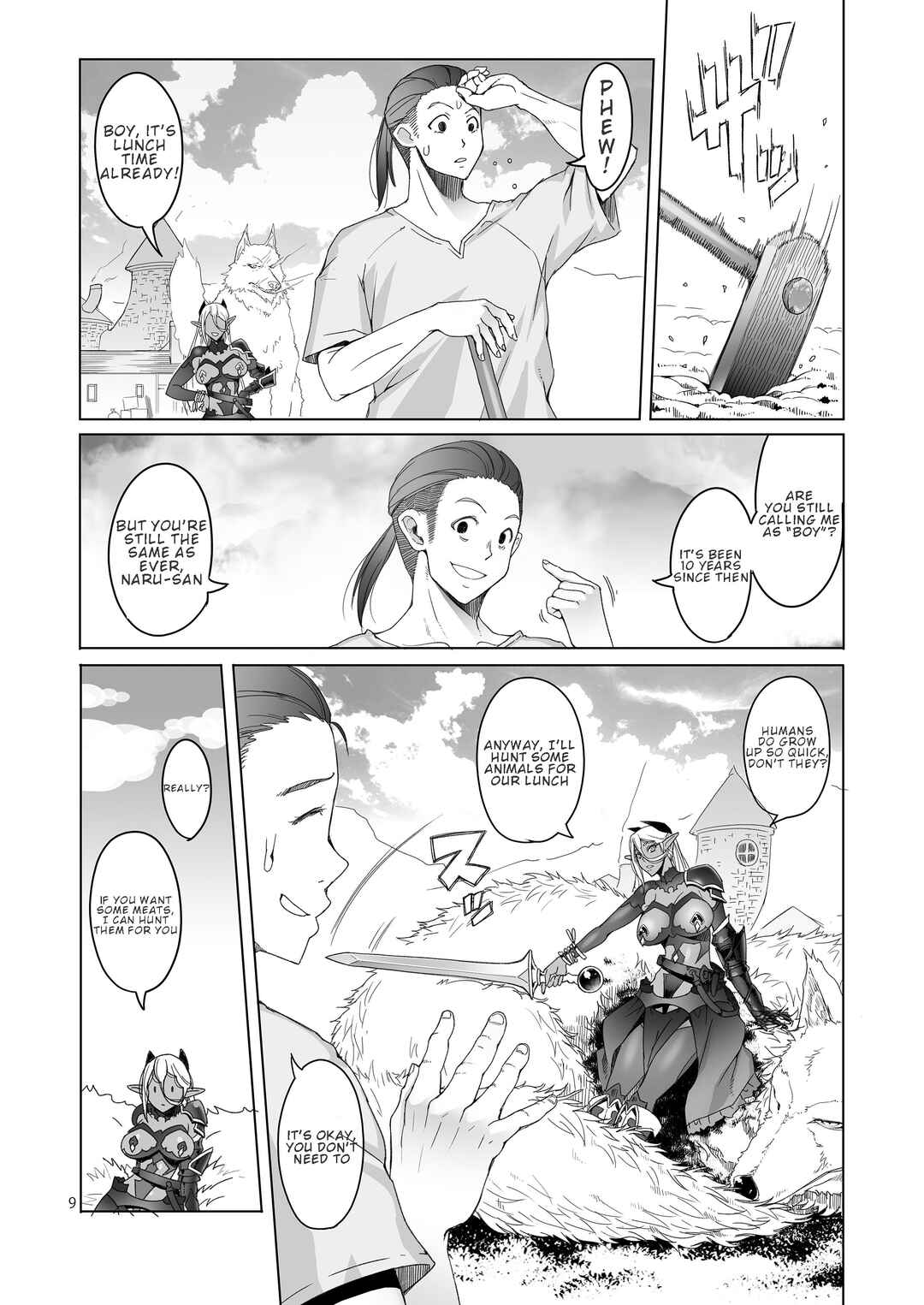 Page 9 Chapter Unknown_c7b5 Dark Elf to Yorozu no Zenkou