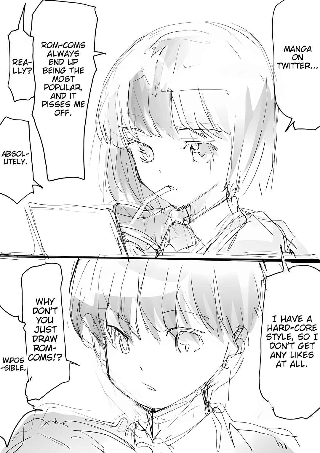 Page 1 Chapter Unknown_59fa A Girl Who Draws Twitter Manga and Her Boyfriend