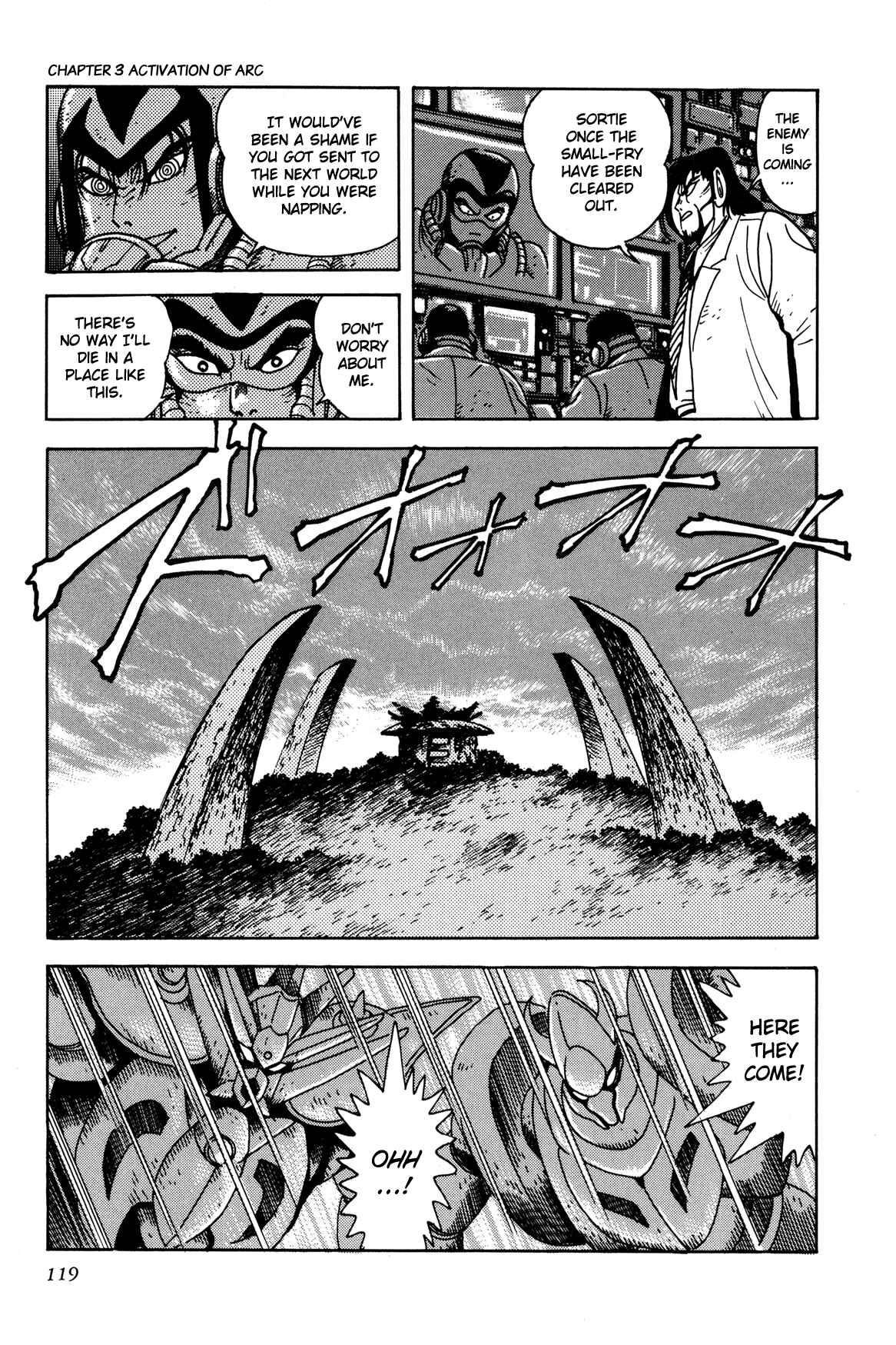 Page 11 Chapter 3 Getter Robo Arc