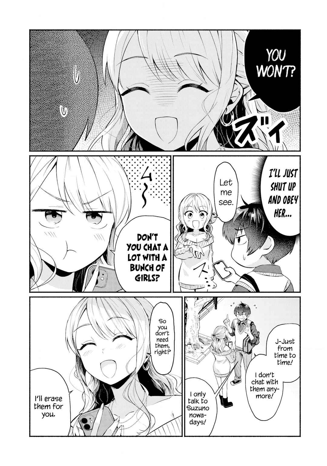 Page 4 Chapter 2 Douyara Ore wa Imadoki Gal na Toshiue Osananajimi kara Gekiomo Kanjou wo Mukerareteiru Rashii