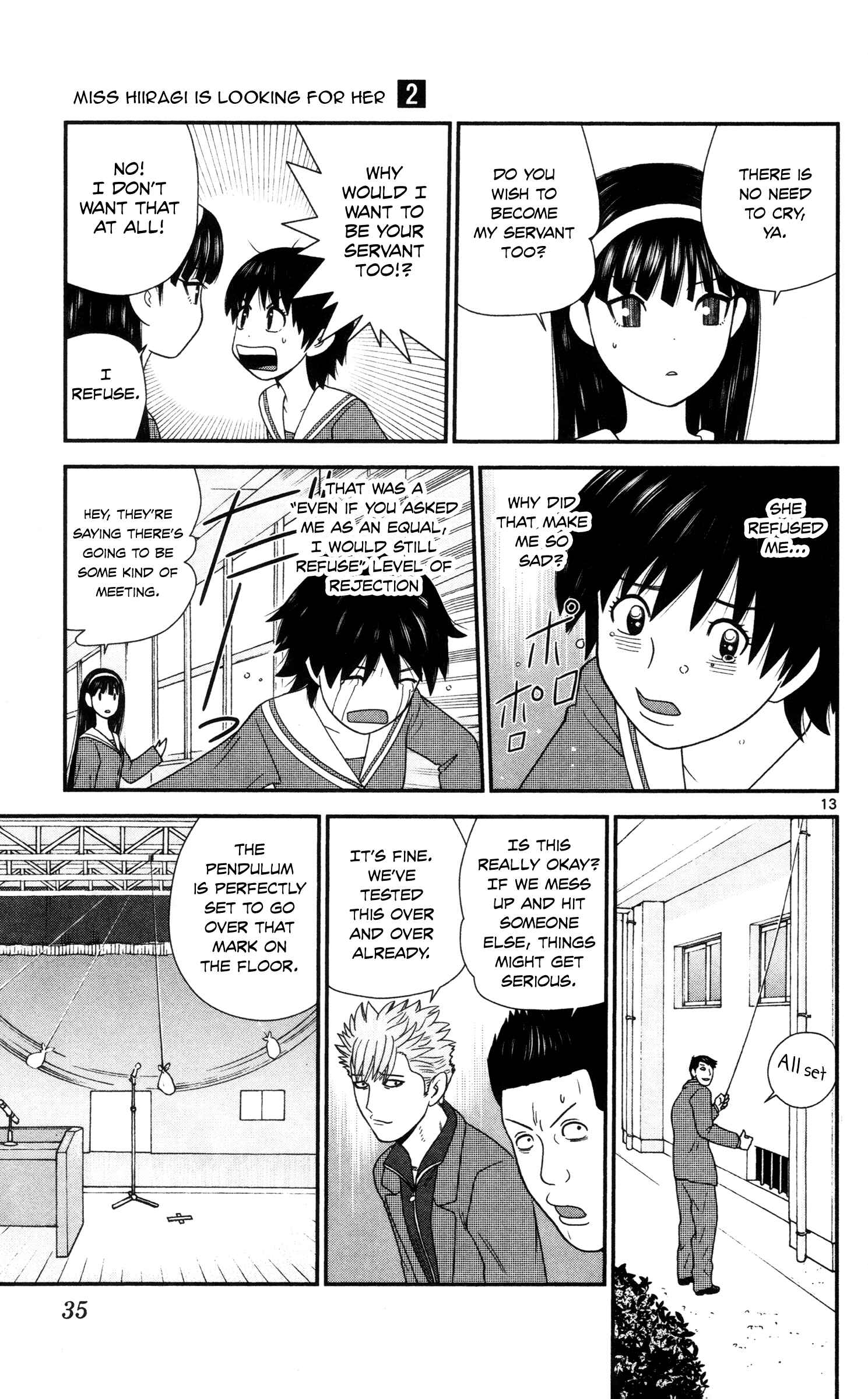 Page 13 Chapter 12 Miss Hiiragi is Looking for Herself