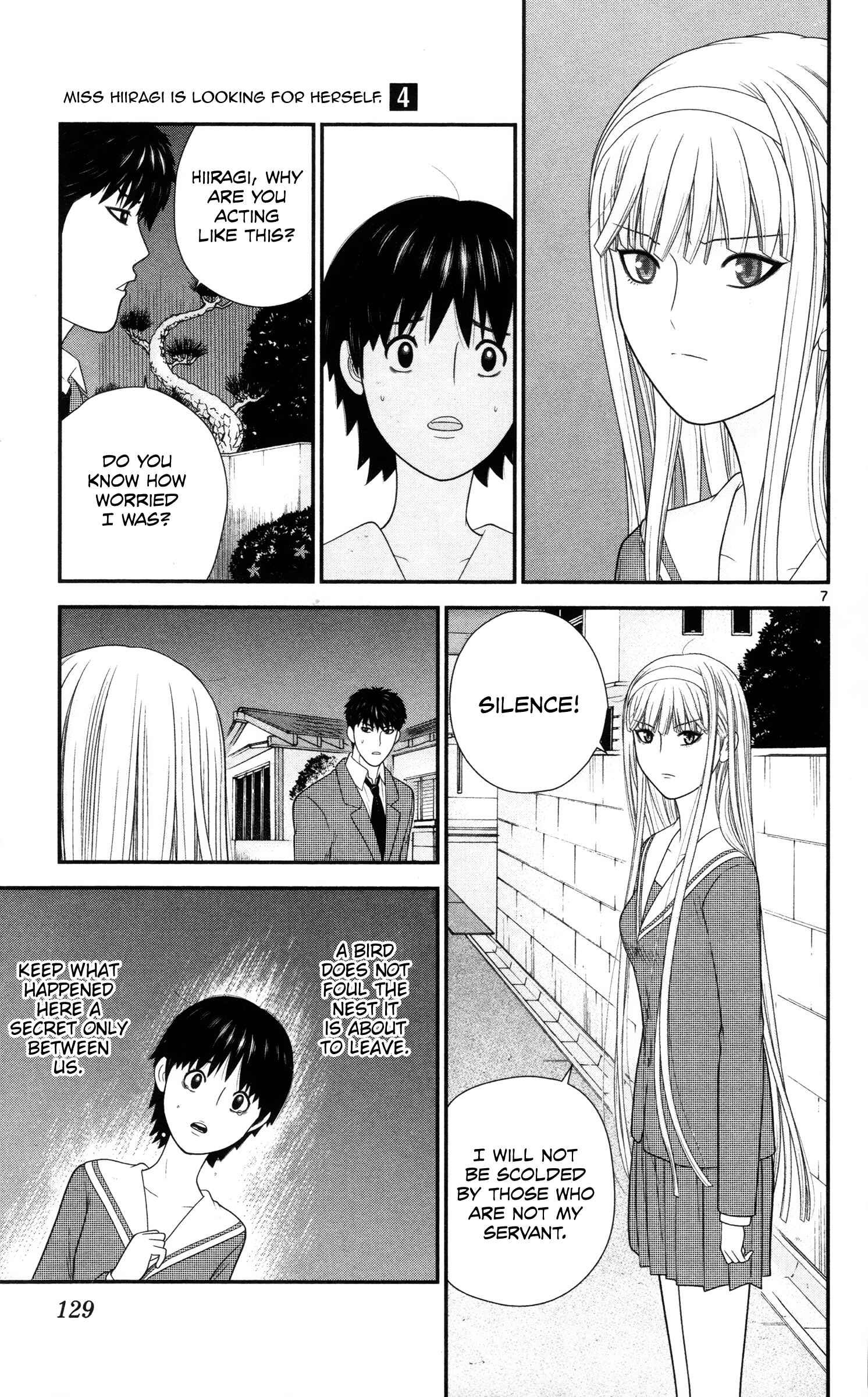 Page 7 Chapter 38 Miss Hiiragi is Looking for Herself