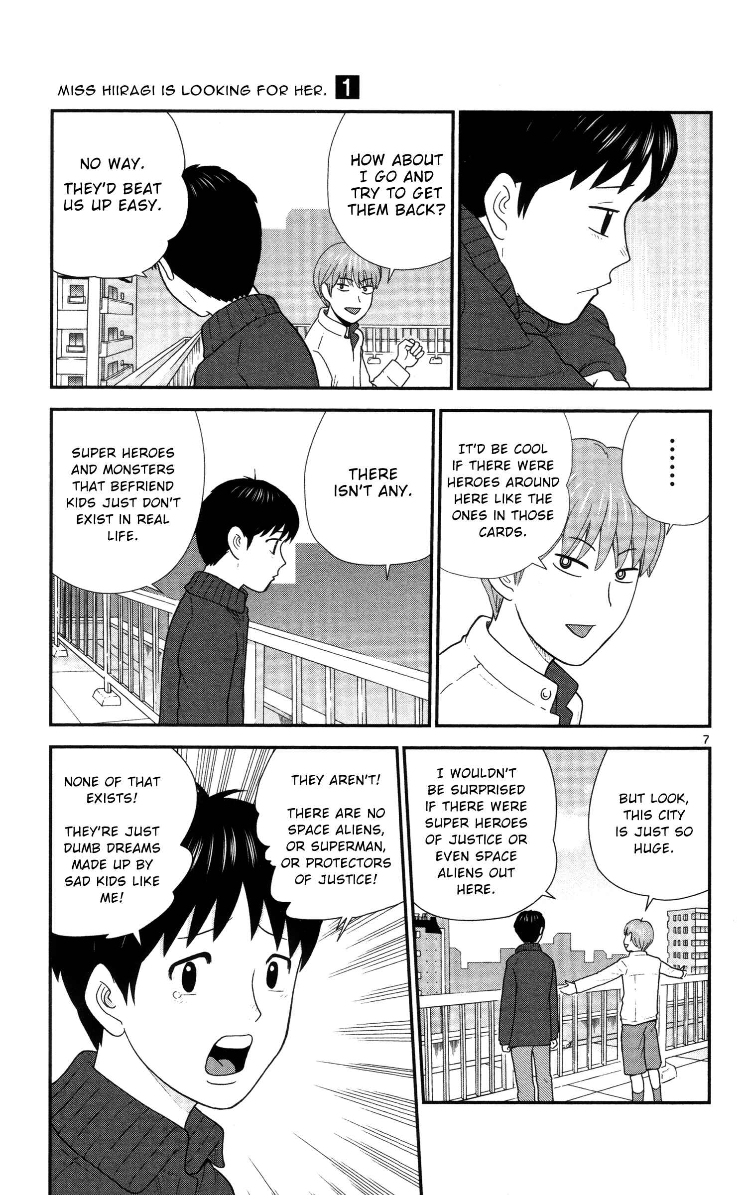 Page 7 Chapter 2 Miss Hiiragi is Looking for Herself