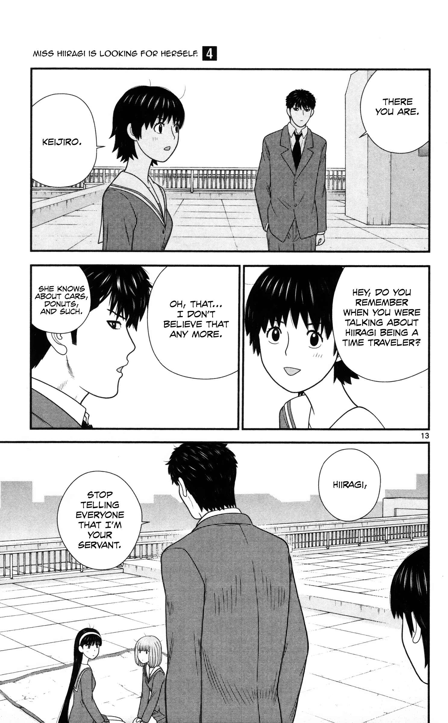 Page 13 Chapter 33 Miss Hiiragi is Looking for Herself