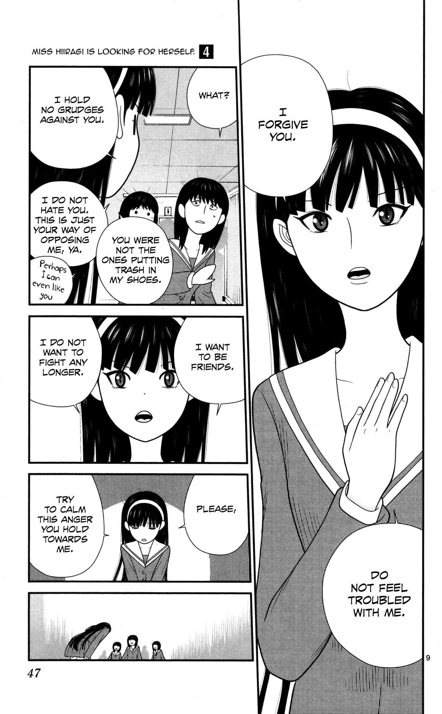 Page 9 Chapter 33 Miss Hiiragi is Looking for Herself