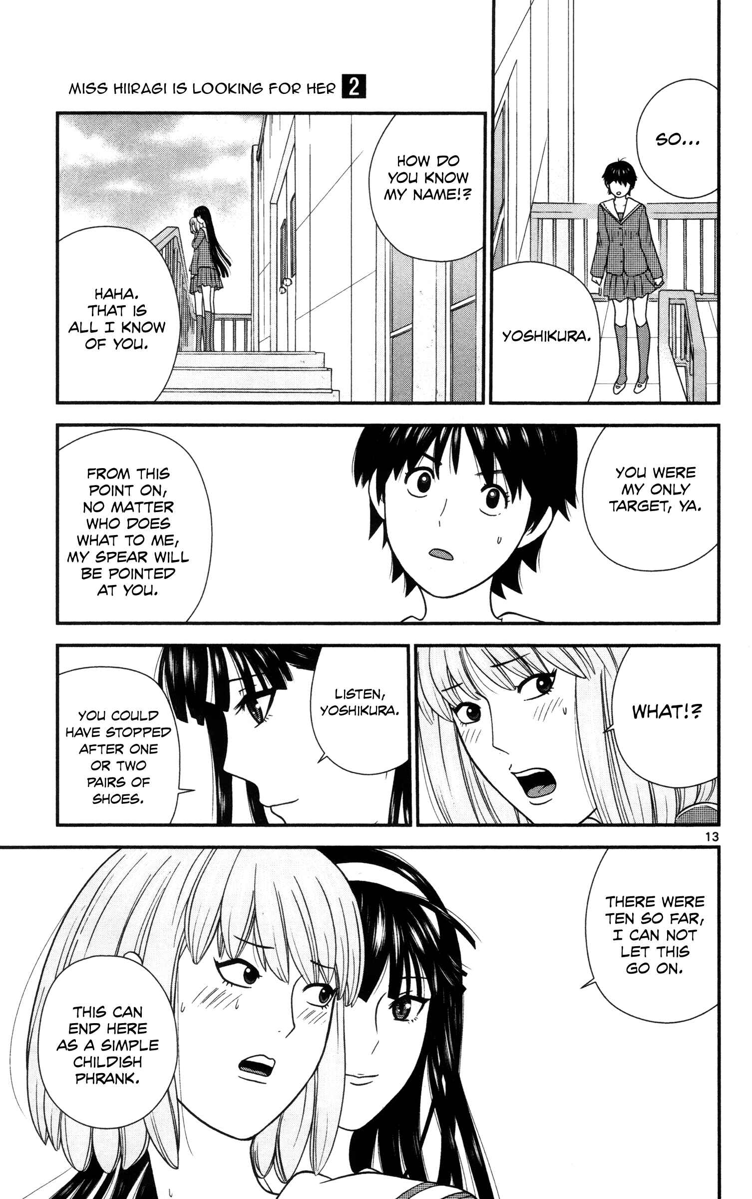 Page 13 Chapter 17 Miss Hiiragi is Looking for Herself
