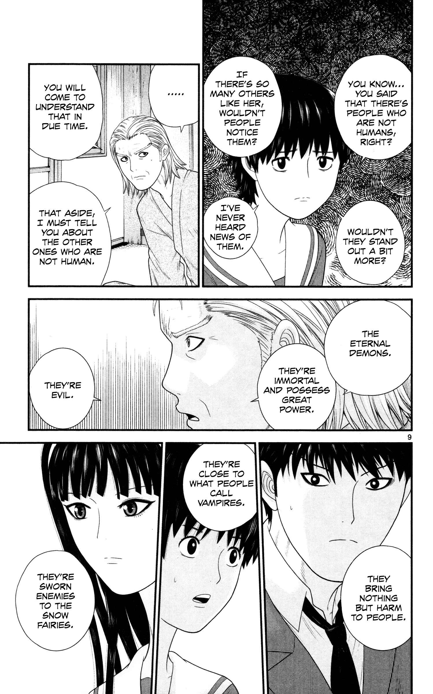 Page 9 Chapter 40 Miss Hiiragi is Looking for Herself