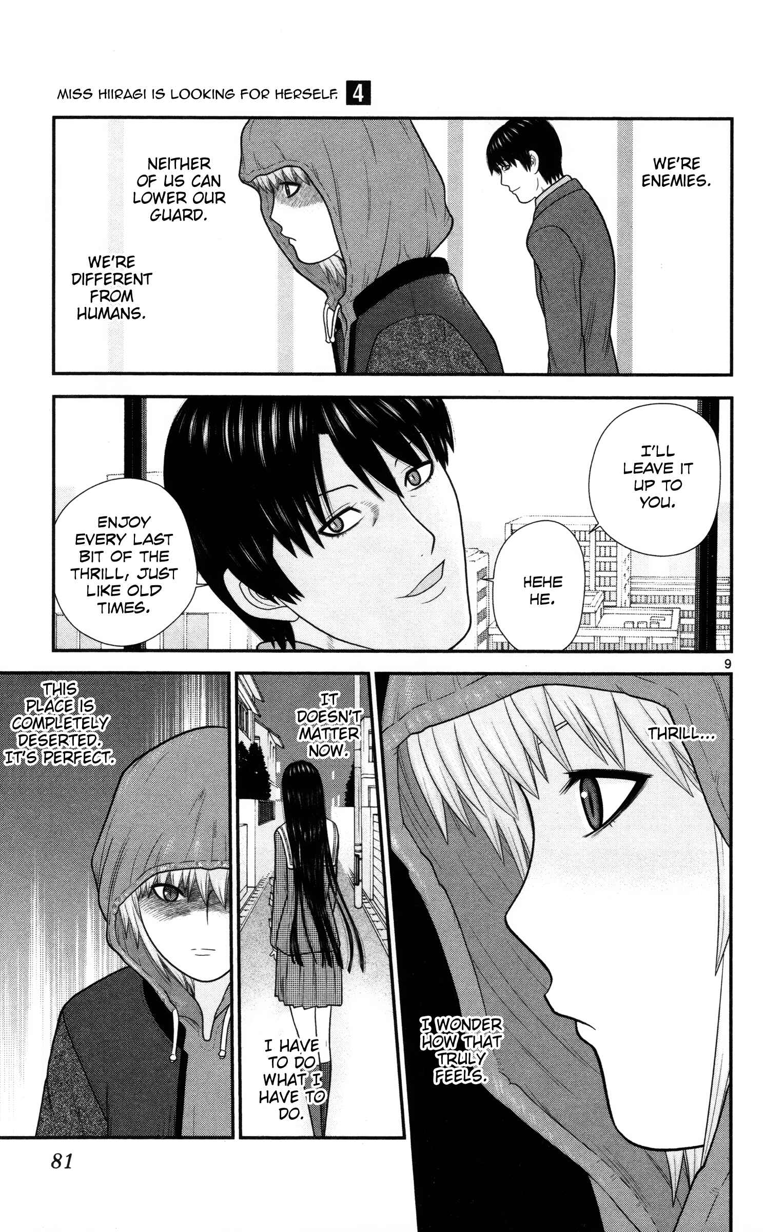 Page 9 Chapter 35 Miss Hiiragi is Looking for Herself