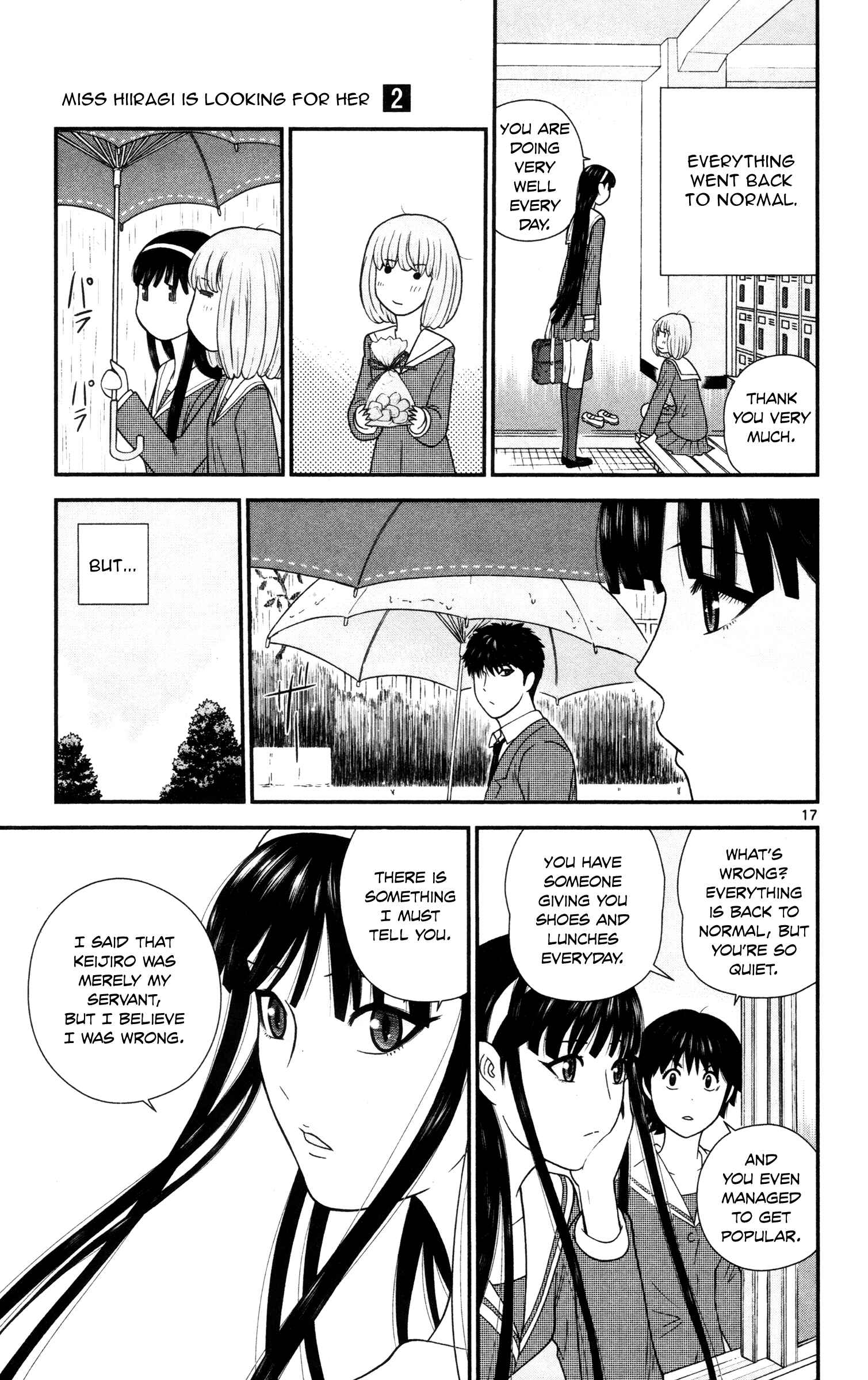 Page 17 Chapter 20 Miss Hiiragi is Looking for Herself
