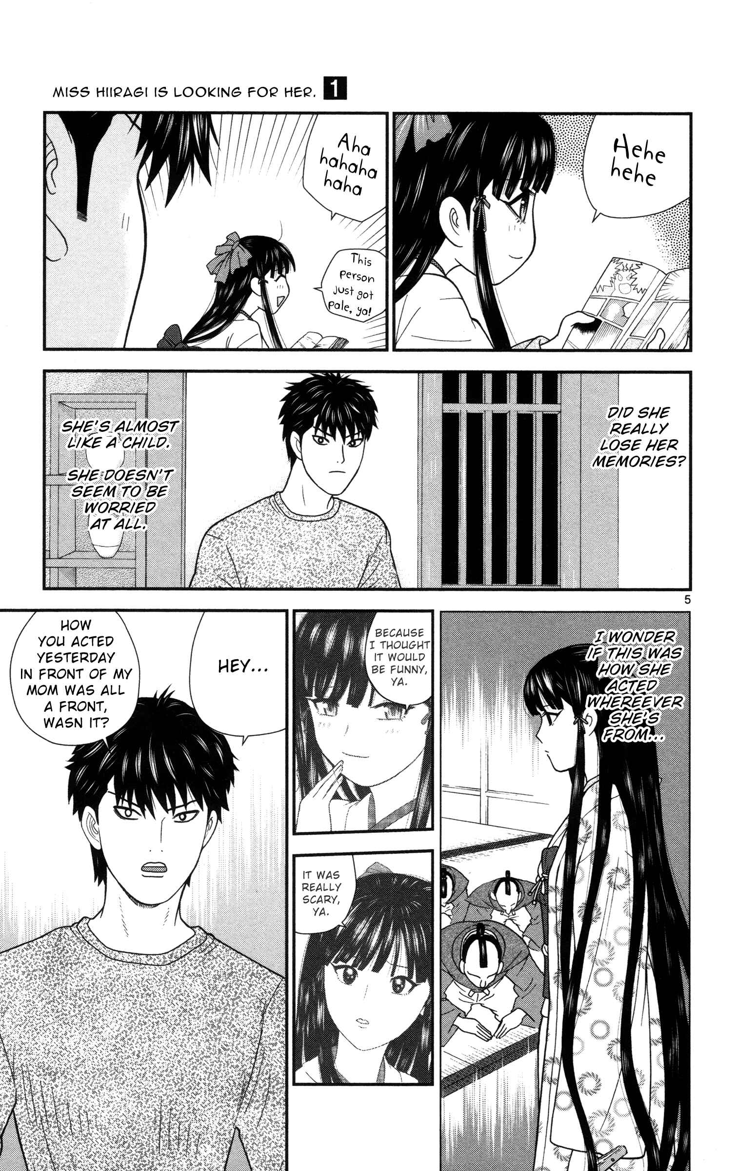 Page 5 Chapter 7 Miss Hiiragi is Looking for Herself