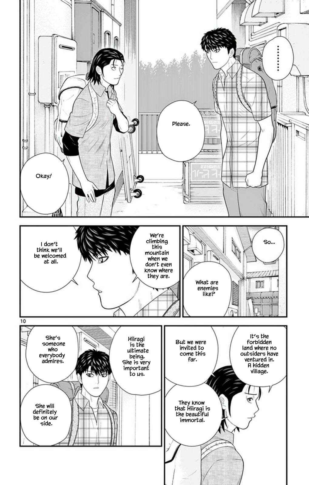 Page 10 Chapter 54 Miss Hiiragi is Looking for Herself