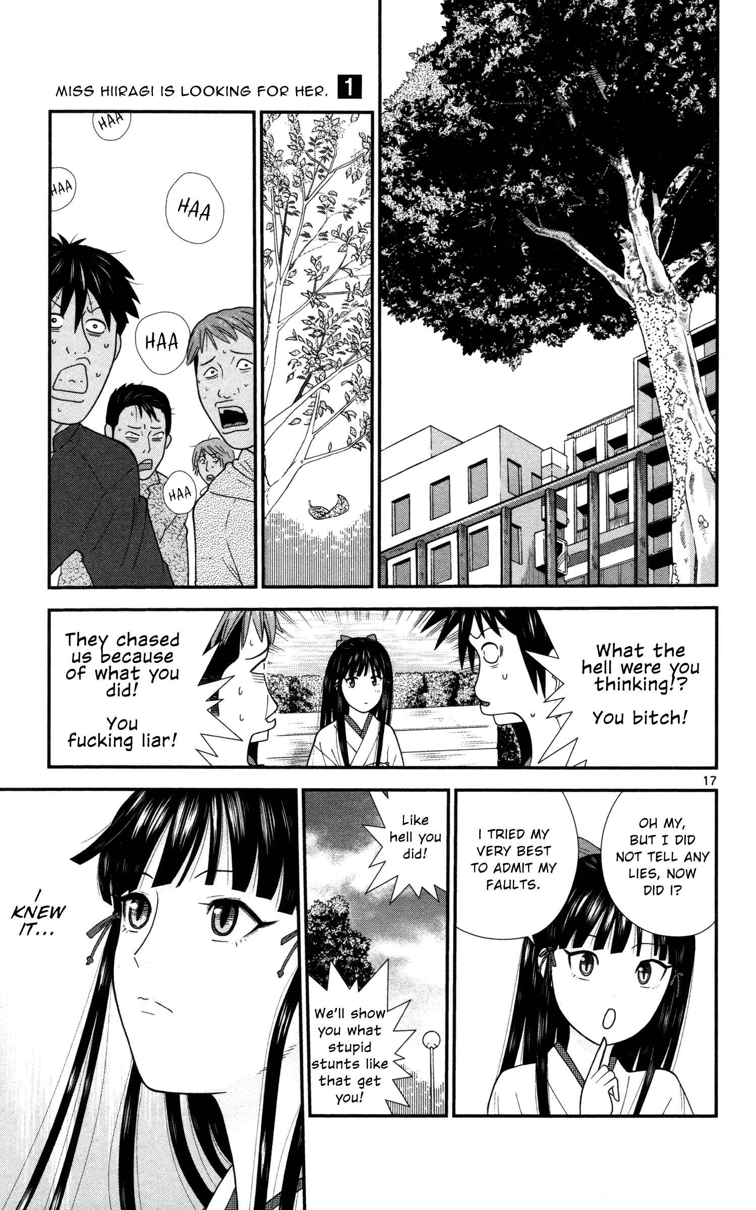 Page 17 Chapter 3 Miss Hiiragi is Looking for Herself