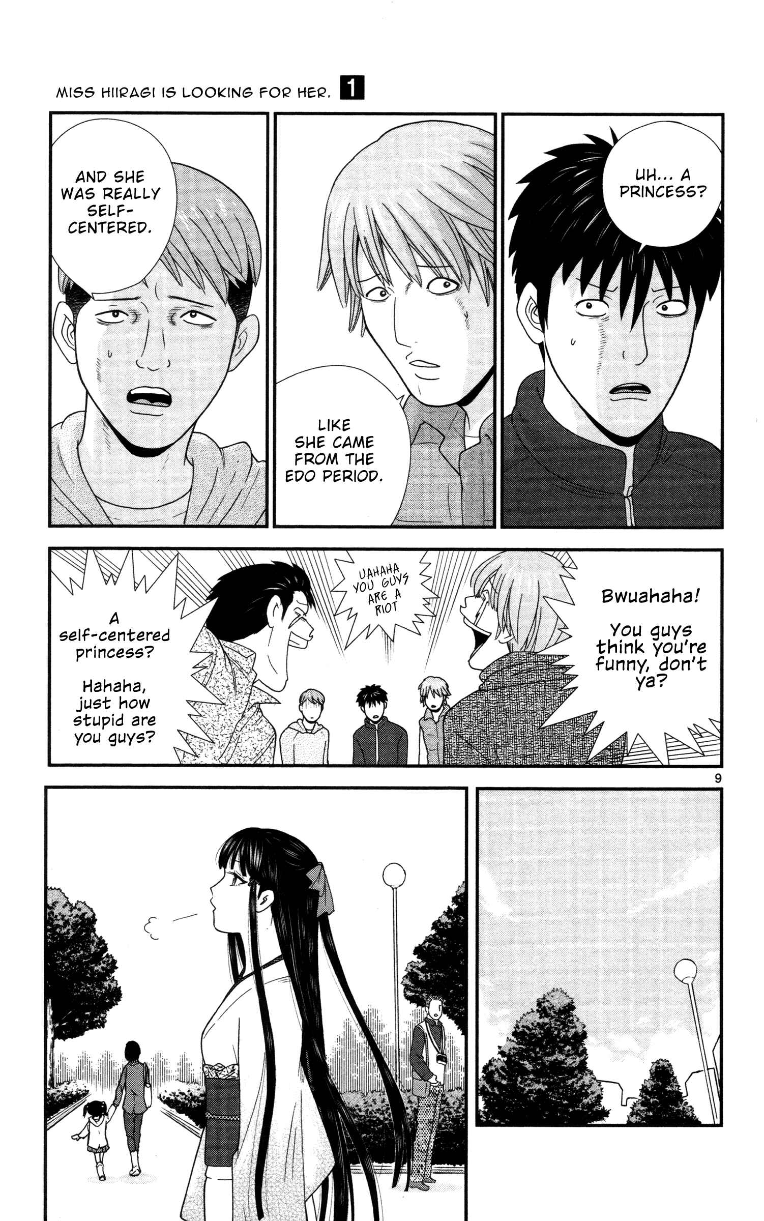 Page 9 Chapter 3 Miss Hiiragi is Looking for Herself