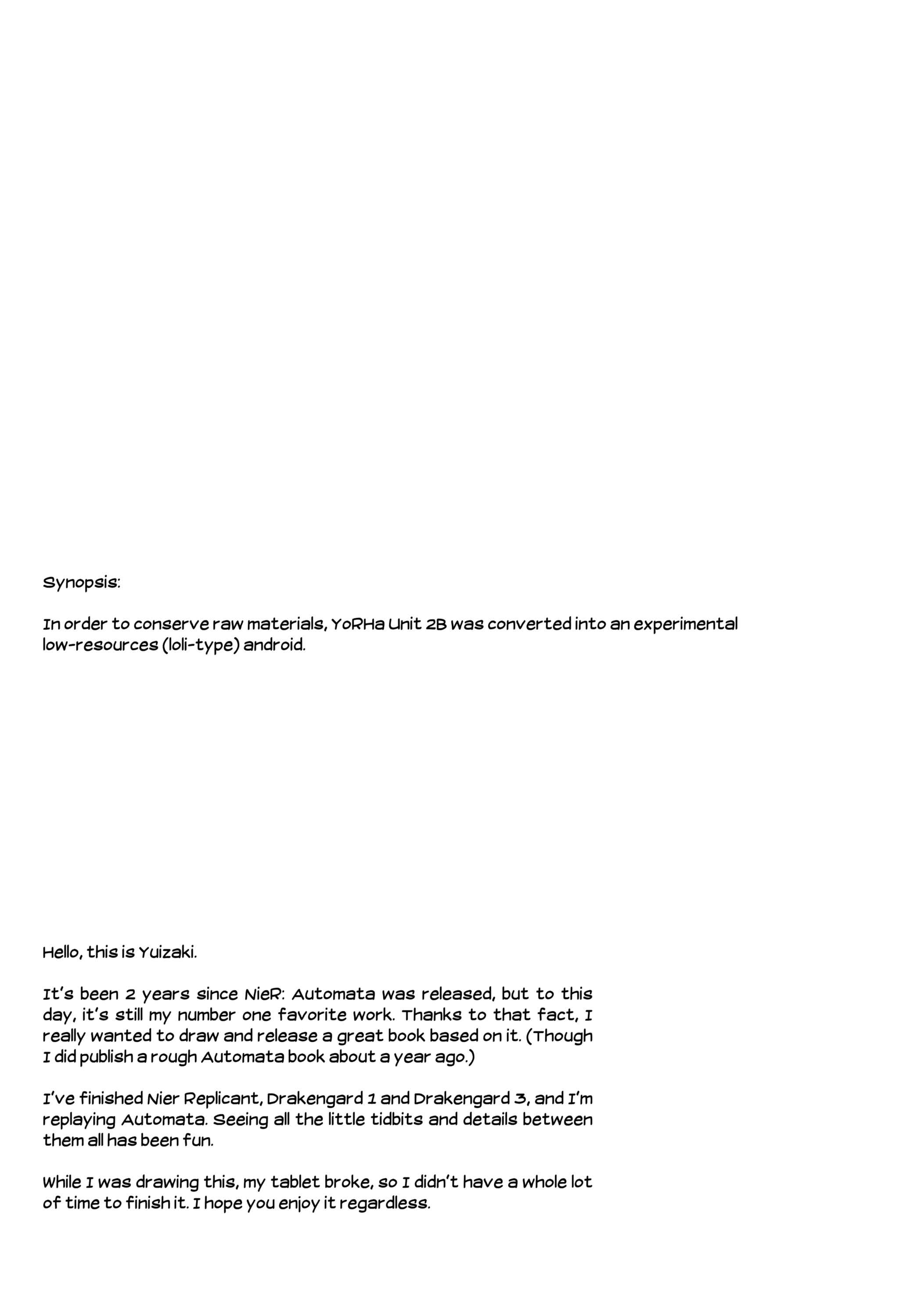 Page 3 Chapter Unknown_953c NieR:Automata - [Top Secret] Notice of Precautionary Measures Regarding the Handling of YoRHa No. 2 Type B Resource Conservation Fuselage