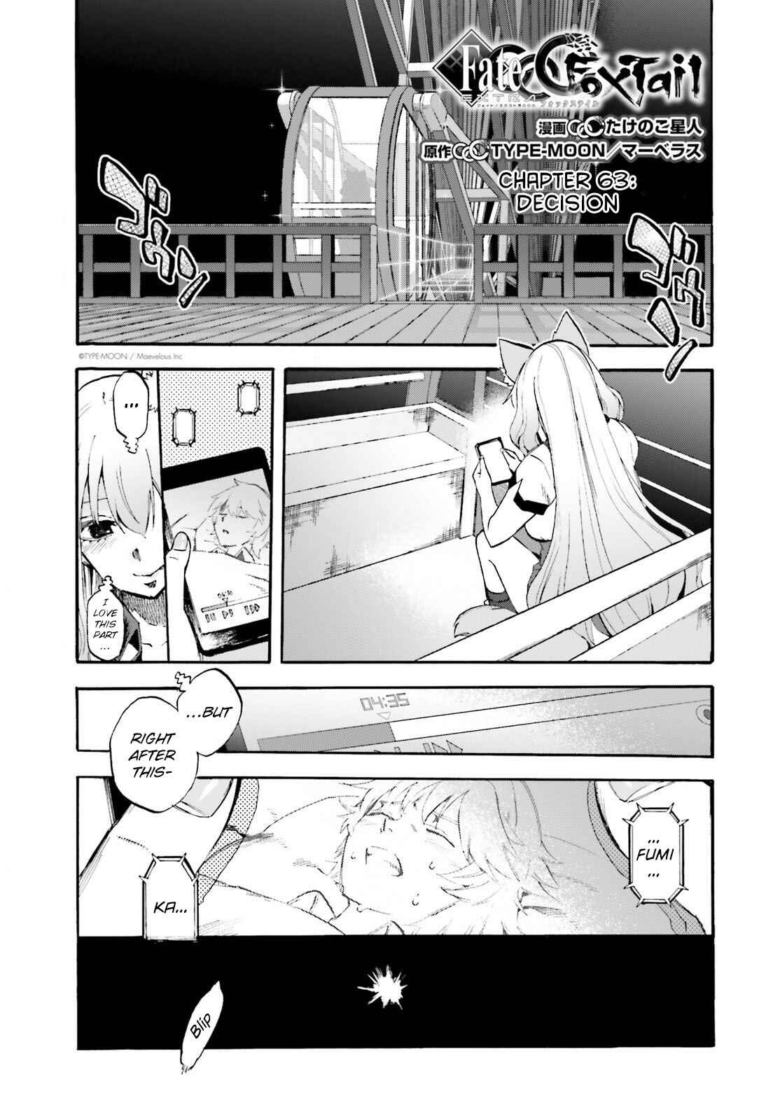 Page 1 Chapter 63 Fate/EXTRA CCC FoxTail