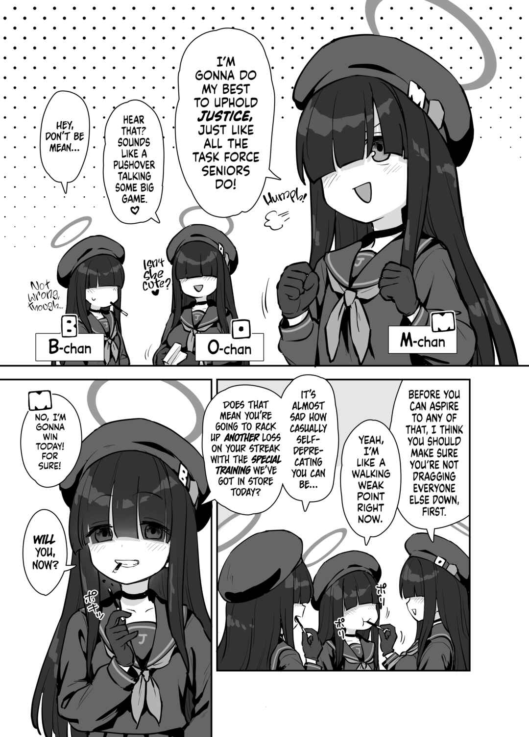 Page 2 Chapter Unknown_4f8a Blue Archive - Seijitsu Buin no Seigi Jissen Jinin Ari