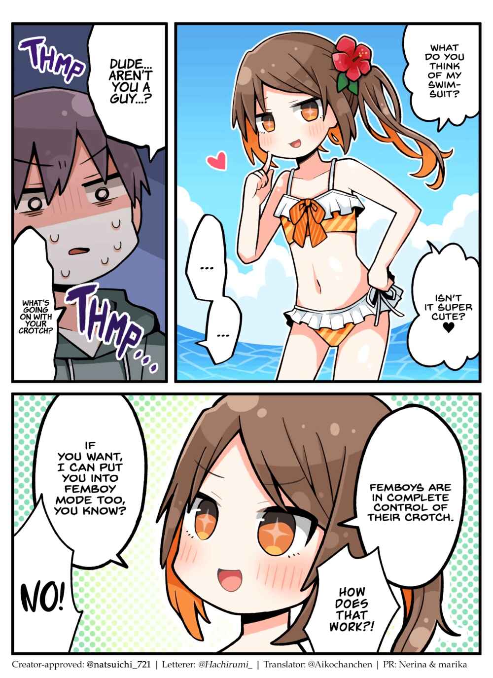 Page 1 Chapter Unknown_3f15 The Crossdressing Boy Whos In Full Control