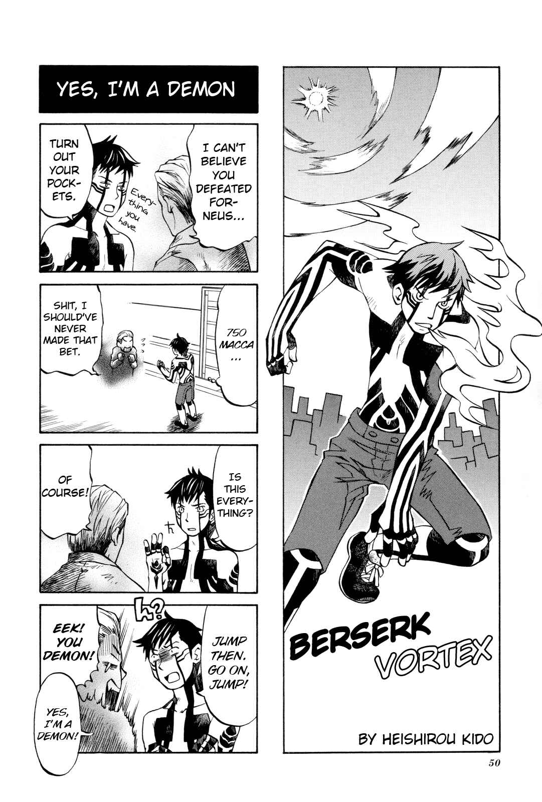 Page 1 Chapter 7 Shin Megami Tensei III: Nocturne - 4Koma Gag Battle