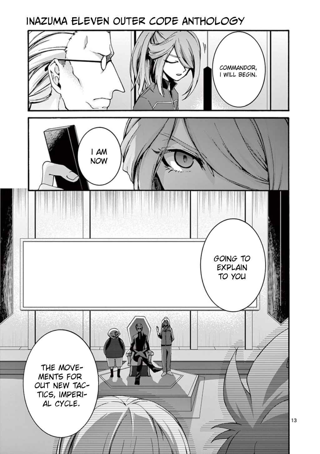 Page 14 Chapter 3 Inazuma Eleven Outer Code Anthology