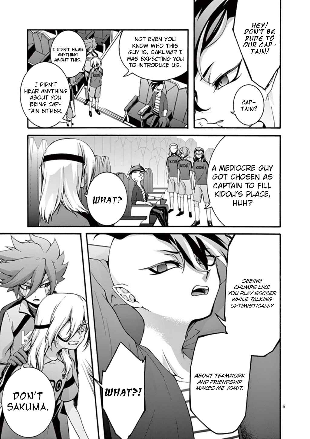 Page 6 Chapter 3 Inazuma Eleven Outer Code Anthology