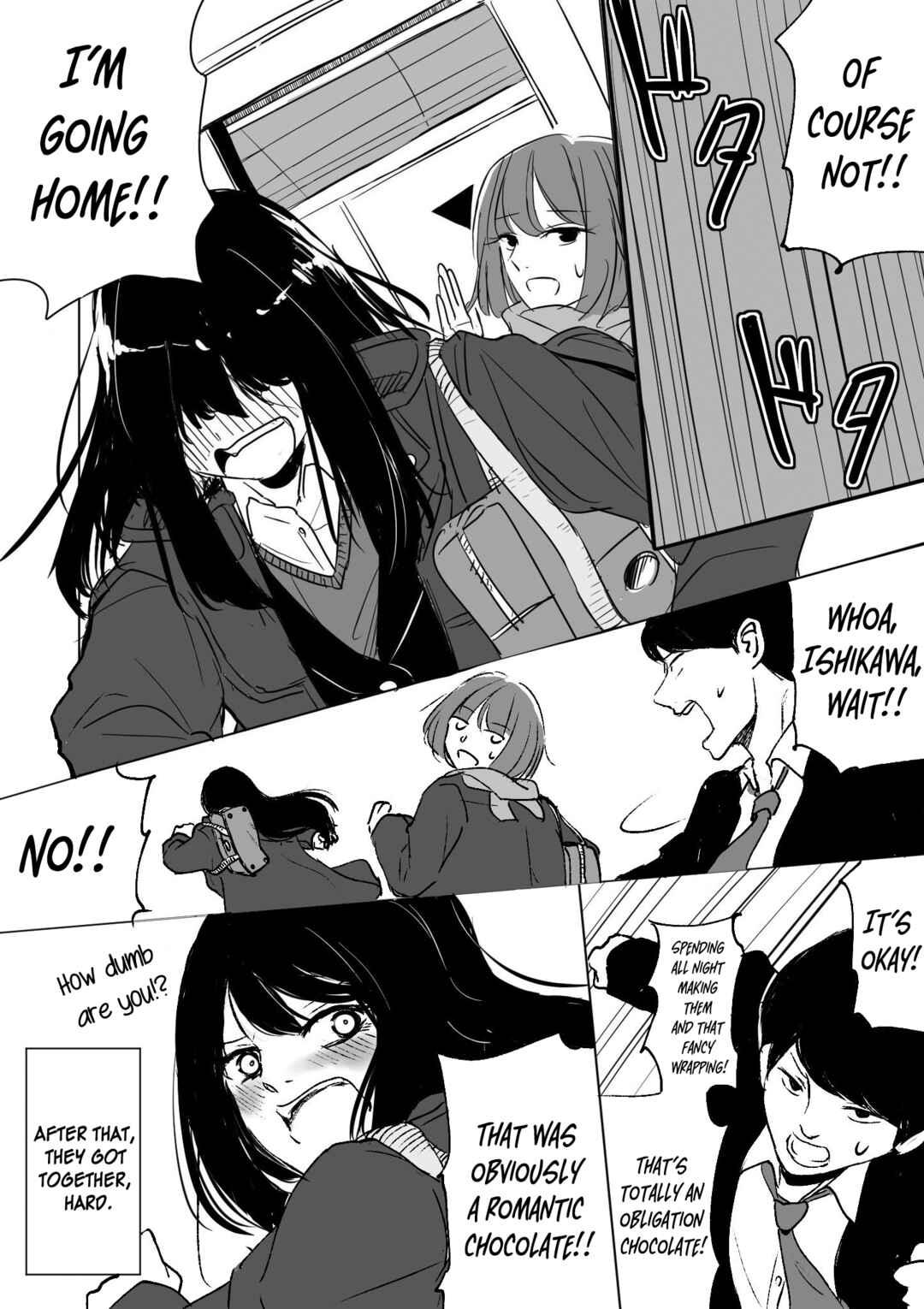 Page 4 Chapter Unknown_0cbf Giri Choco Watashita noni Honmei Bareshichau Hanashi