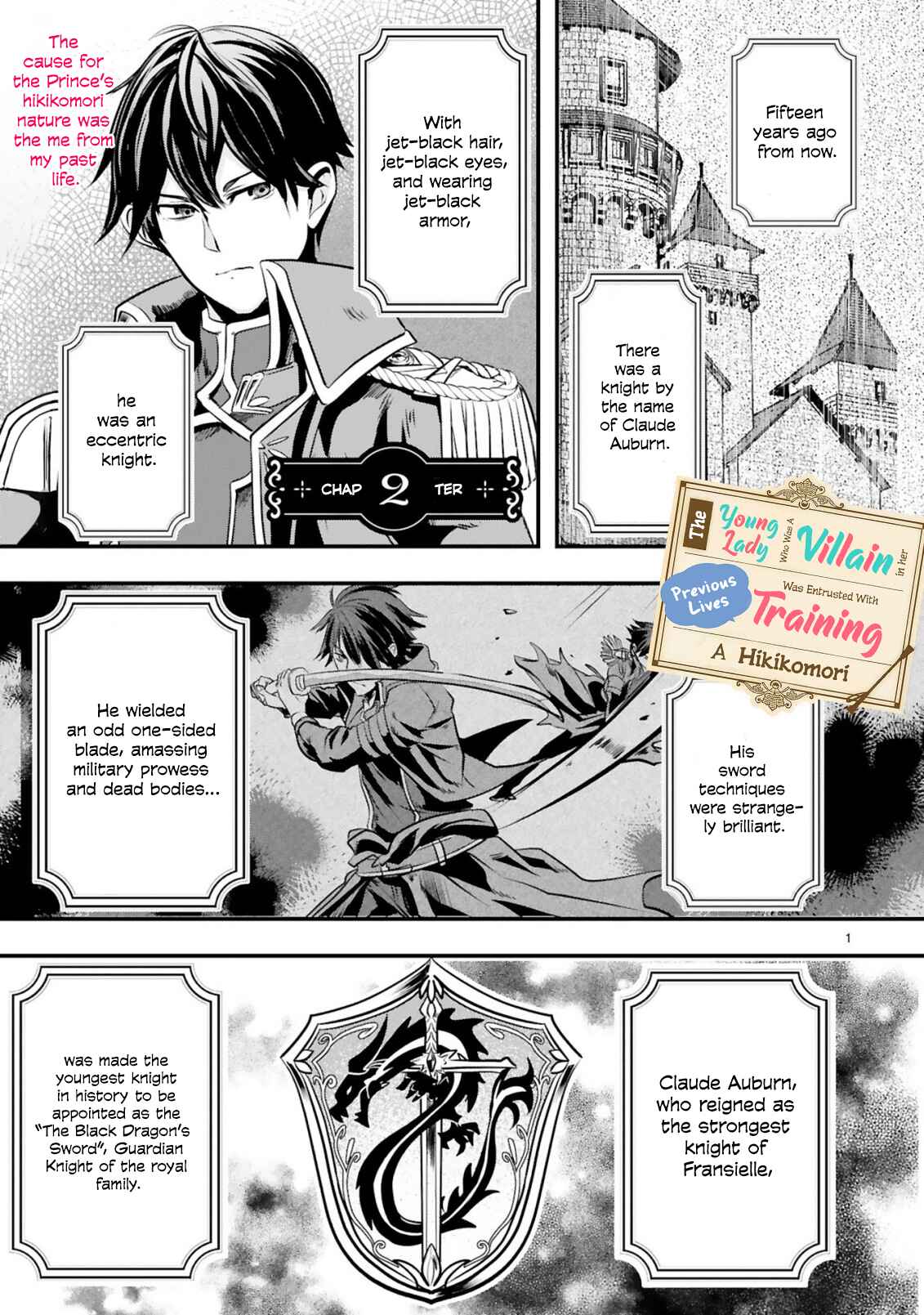 Page 2 Chapter 2 Zense Akuyaku datta Reijou ga, Hikikomori no Choukyou wo Makasaremashita