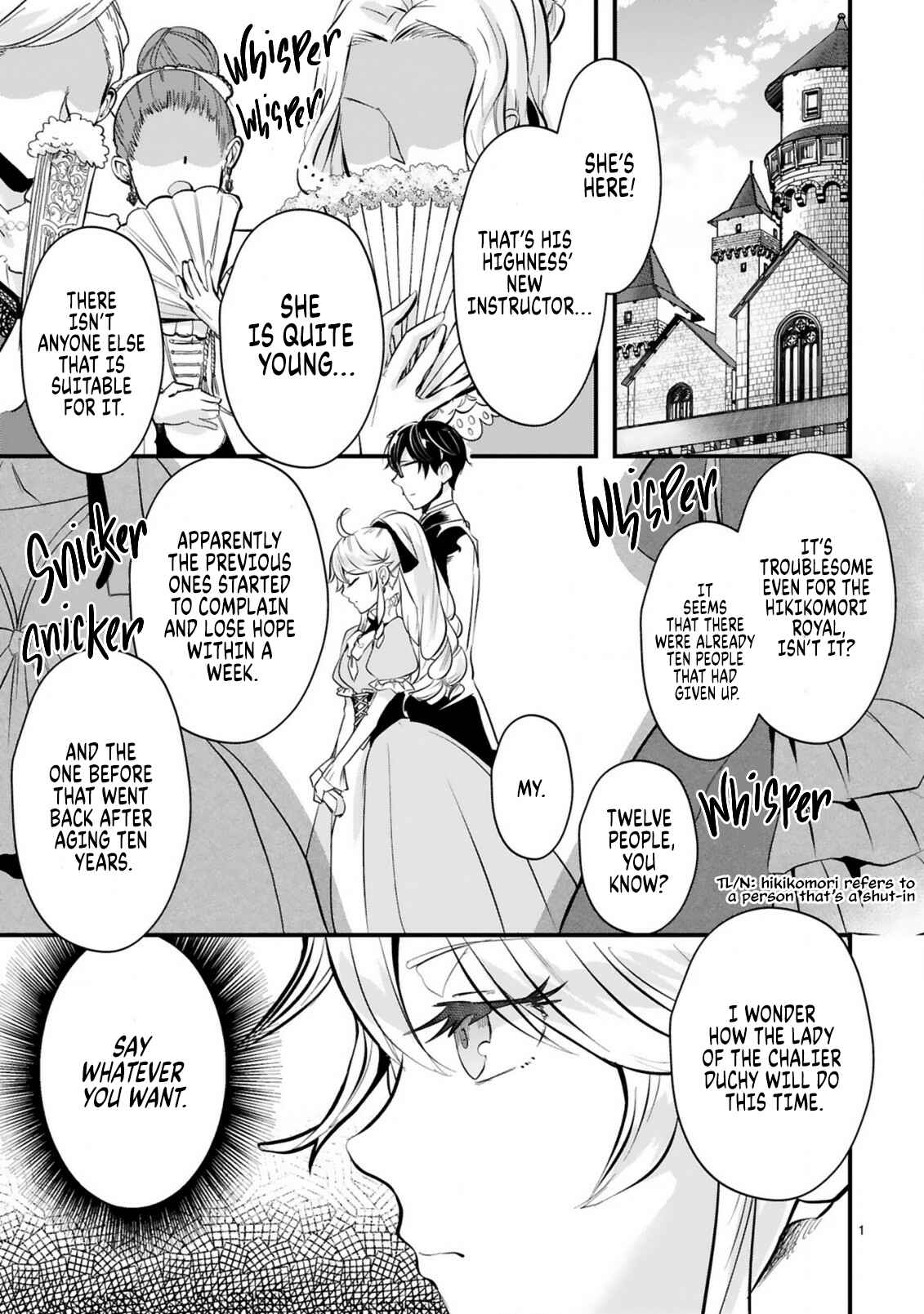 Page 2 Chapter 1 Zense Akuyaku datta Reijou ga, Hikikomori no Choukyou wo Makasaremashita