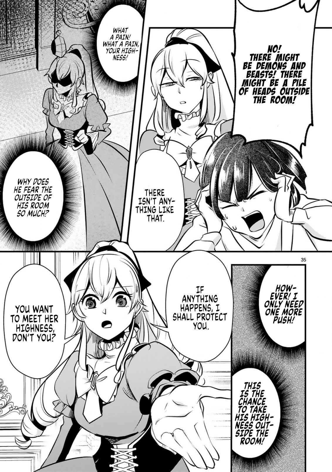 Page 36 Chapter 1 Zense Akuyaku datta Reijou ga, Hikikomori no Choukyou wo Makasaremashita