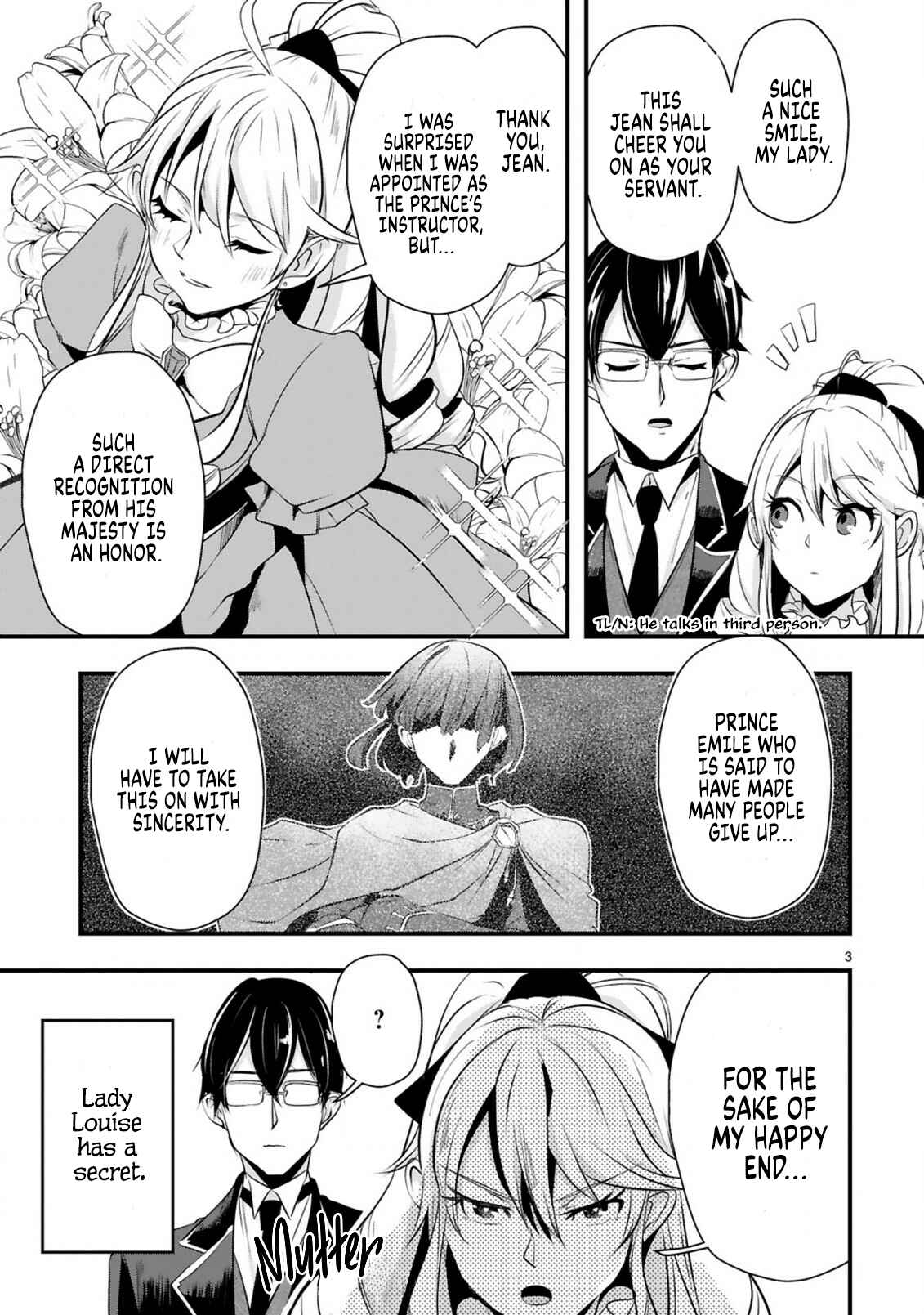 Page 4 Chapter 1 Zense Akuyaku datta Reijou ga, Hikikomori no Choukyou wo Makasaremashita