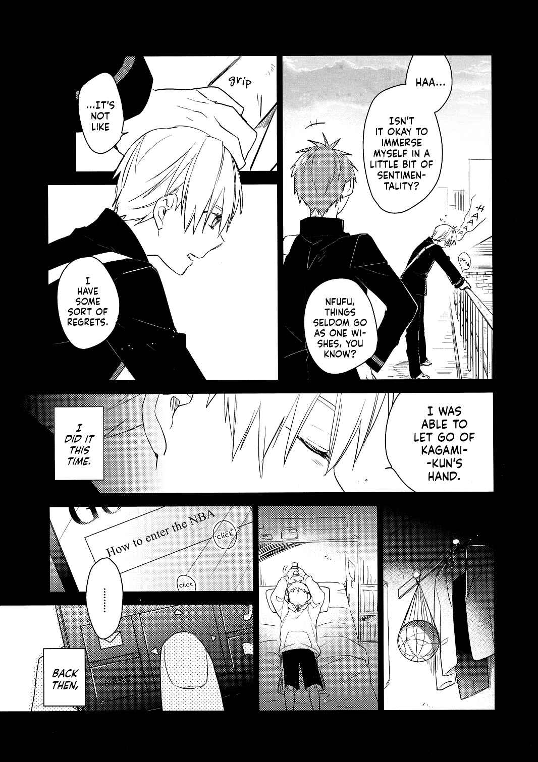 Page 11 Chapter Unknown_7ff0 Kuroko no Basket - Mae no Seki no Kimi (Doujinshi)